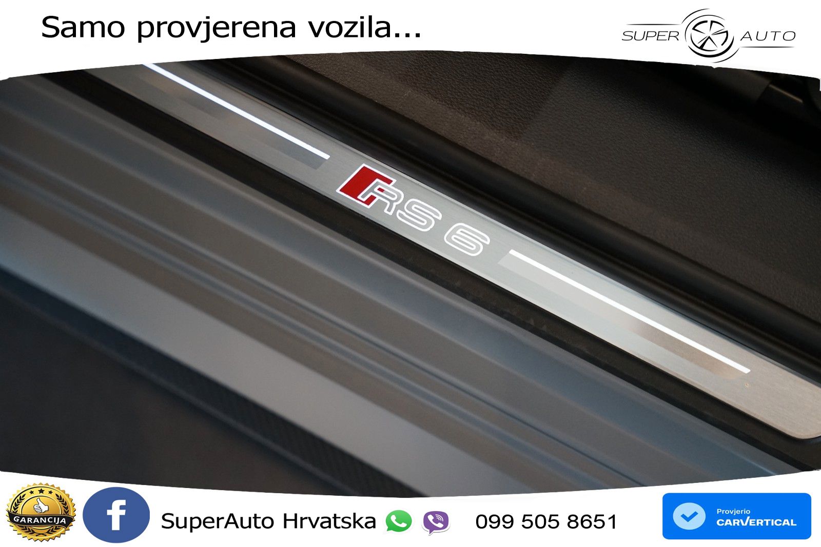 Audi RS6 Avant 4.0 TFSI V8 performance (630 KS)  quattro tiptronic LED+GR SJED+ACC