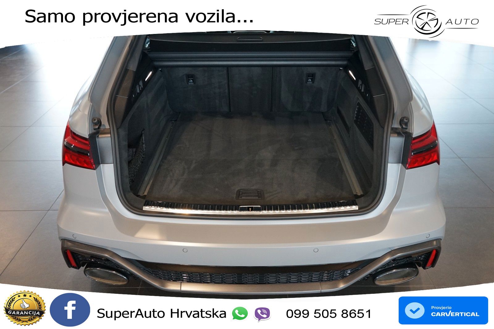 Audi RS6 Avant 4.0 TFSI V8 performance (630 KS)  quattro tiptronic LED+GR SJED+ACC