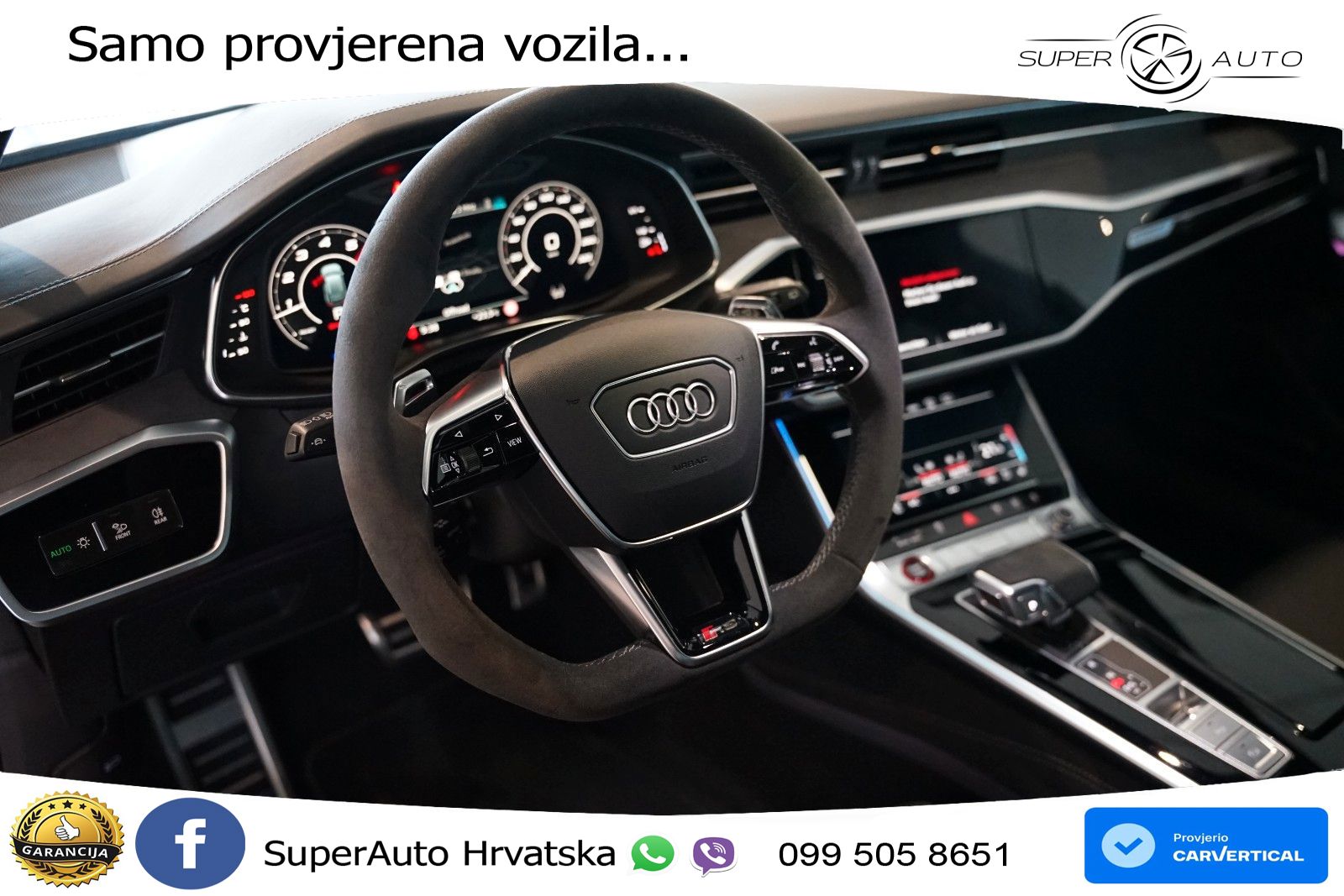 Audi RS6 Avant 4.0 TFSI V8 performance (630 KS)  quattro tiptronic LED+GR SJED+ACC