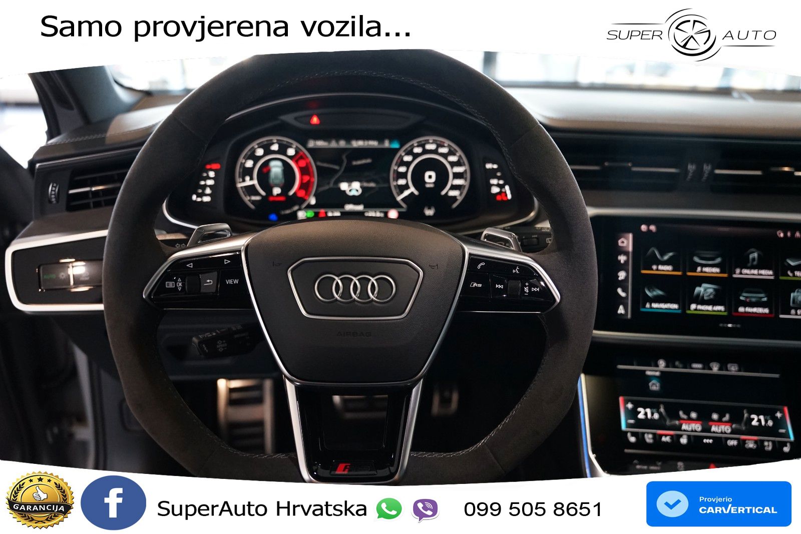 Audi RS6 Avant 4.0 TFSI V8 performance (630 KS)  quattro tiptronic LED+GR SJED+ACC
