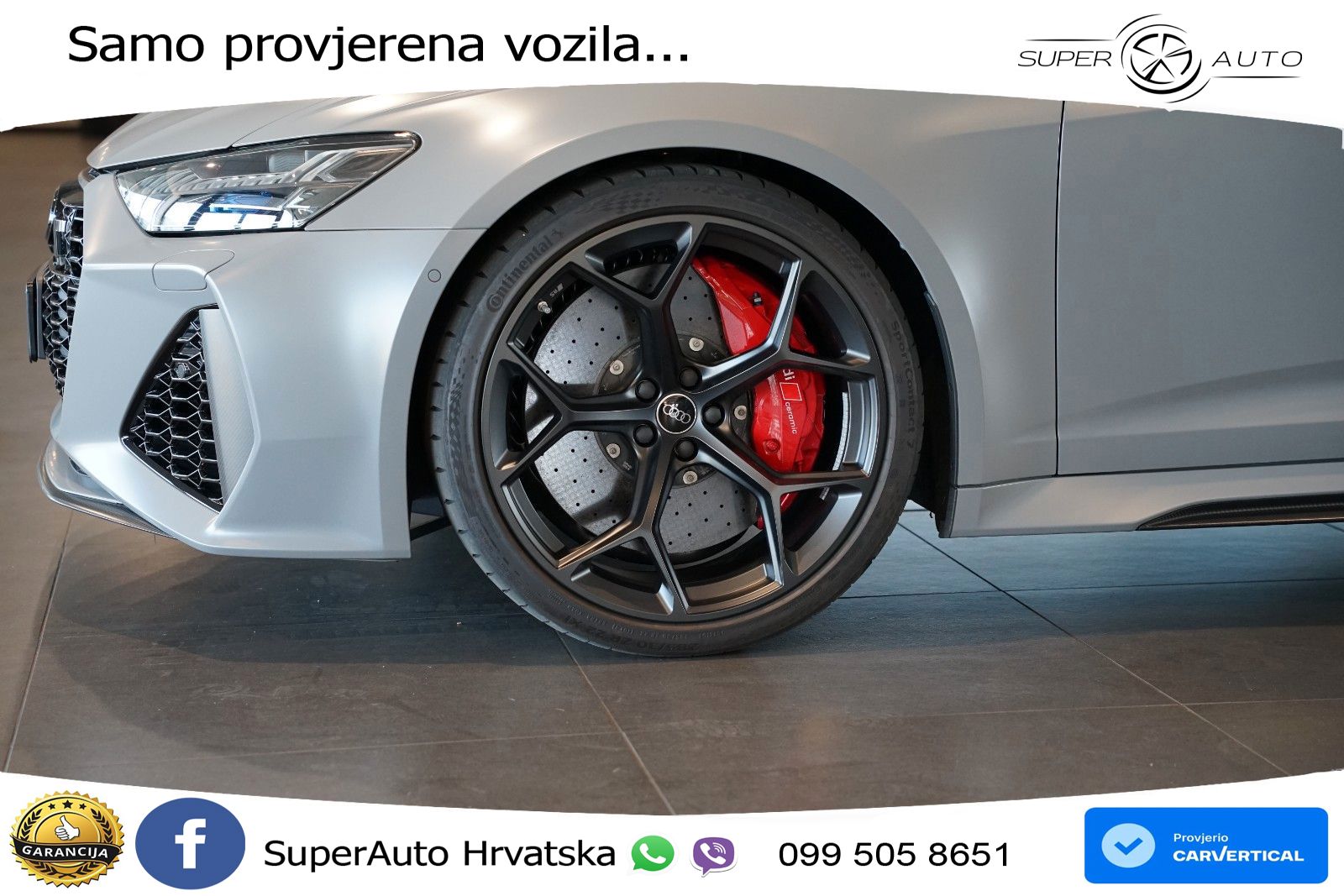 Audi RS6 Avant 4.0 TFSI V8 performance (630 KS)  quattro tiptronic LED+GR SJED+ACC