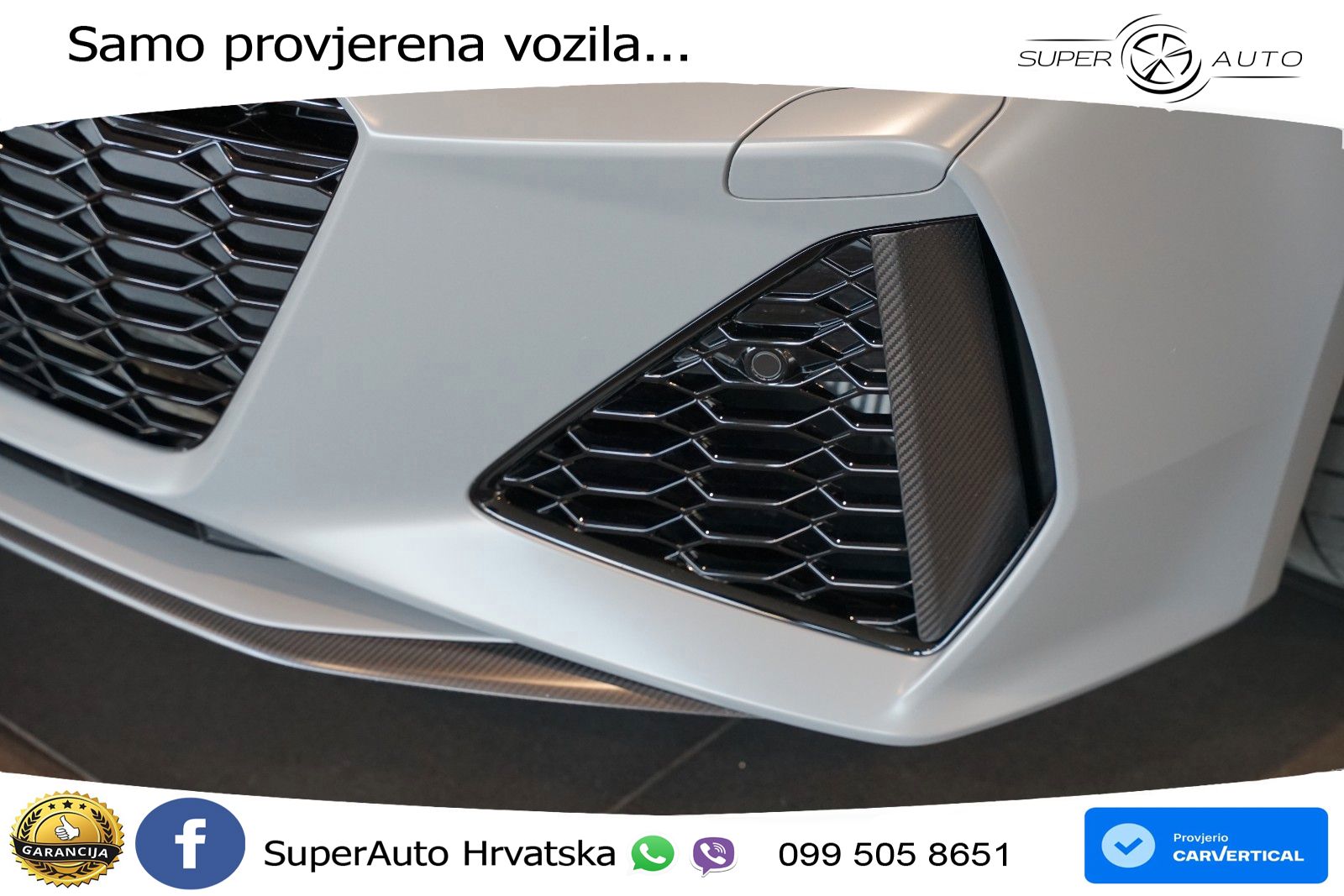 Audi RS6 Avant 4.0 TFSI V8 performance (630 KS)  quattro tiptronic LED+GR SJED+ACC