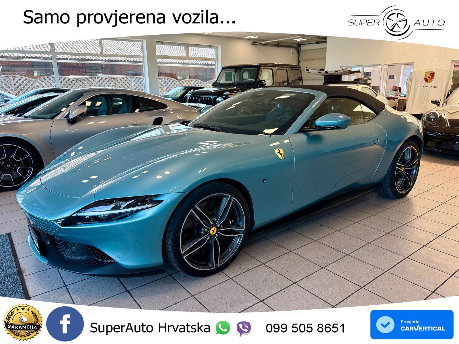 Ferrari Roma Spider 3.9 V8 (620 KS) F1 DCT LED+GR SJED+ACC