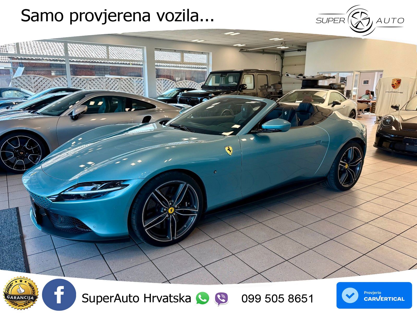 Ferrari Roma Spider 3.9 V8 (620 KS) F1 DCT LED+GR SJED+ACC