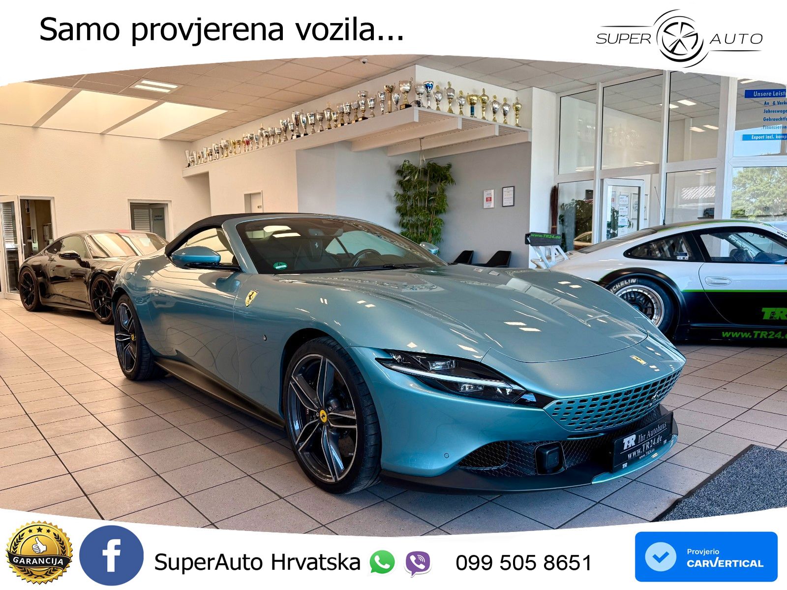 Ferrari Roma Spider 3.9 V8 (620 KS) F1 DCT LED+GR SJED+ACC