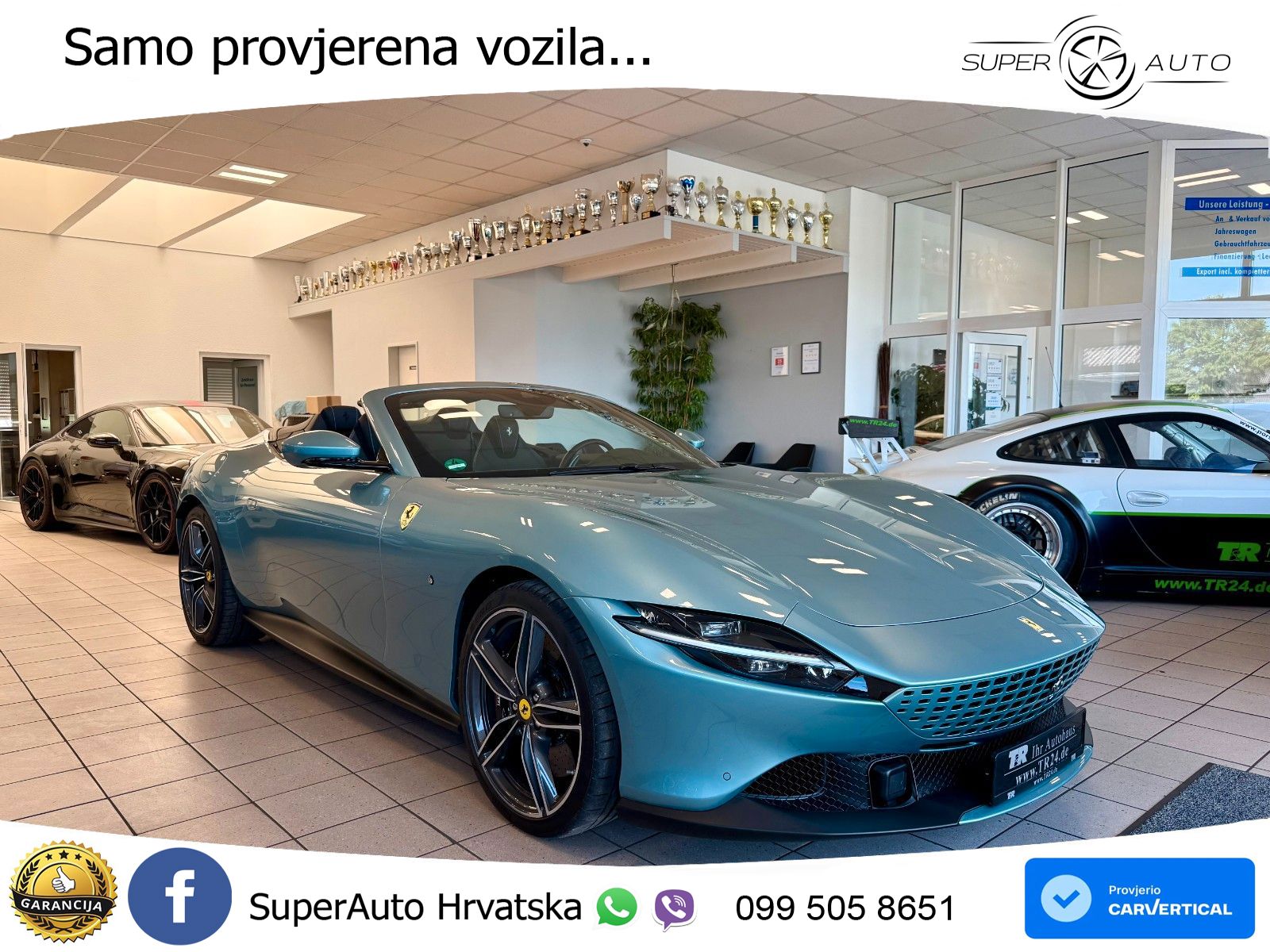 Ferrari Roma Spider 3.9 V8 (620 KS) F1 DCT LED+GR SJED+ACC