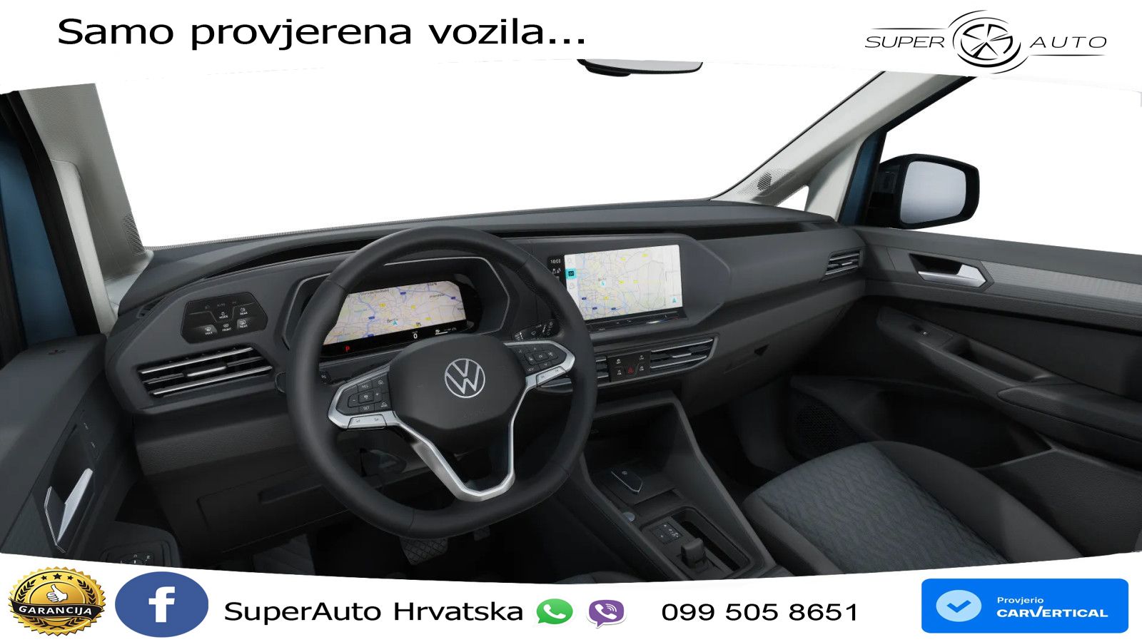 Volkswagen CADDY 1,5 l TSI E-HYBRID LIFE-DSG+NAVI+AHK+PDC 150 KS