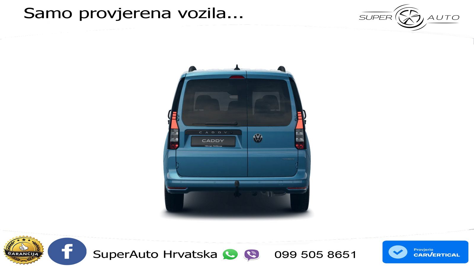 Volkswagen CADDY 1,5 l TSI E-HYBRID LIFE-DSG+NAVI+AHK+PDC 150 KS
