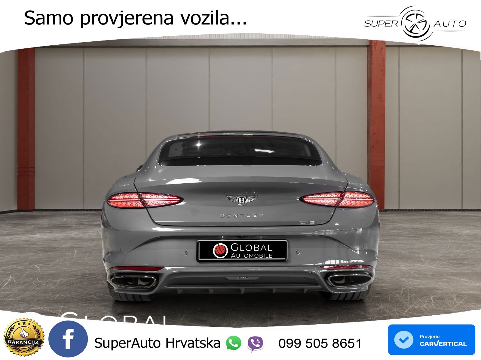 Bentley Continental GT IV 4.0 V8 TFSi (782 KS) AWD DCT ACC+HEAD+GR SJED+360+PANO