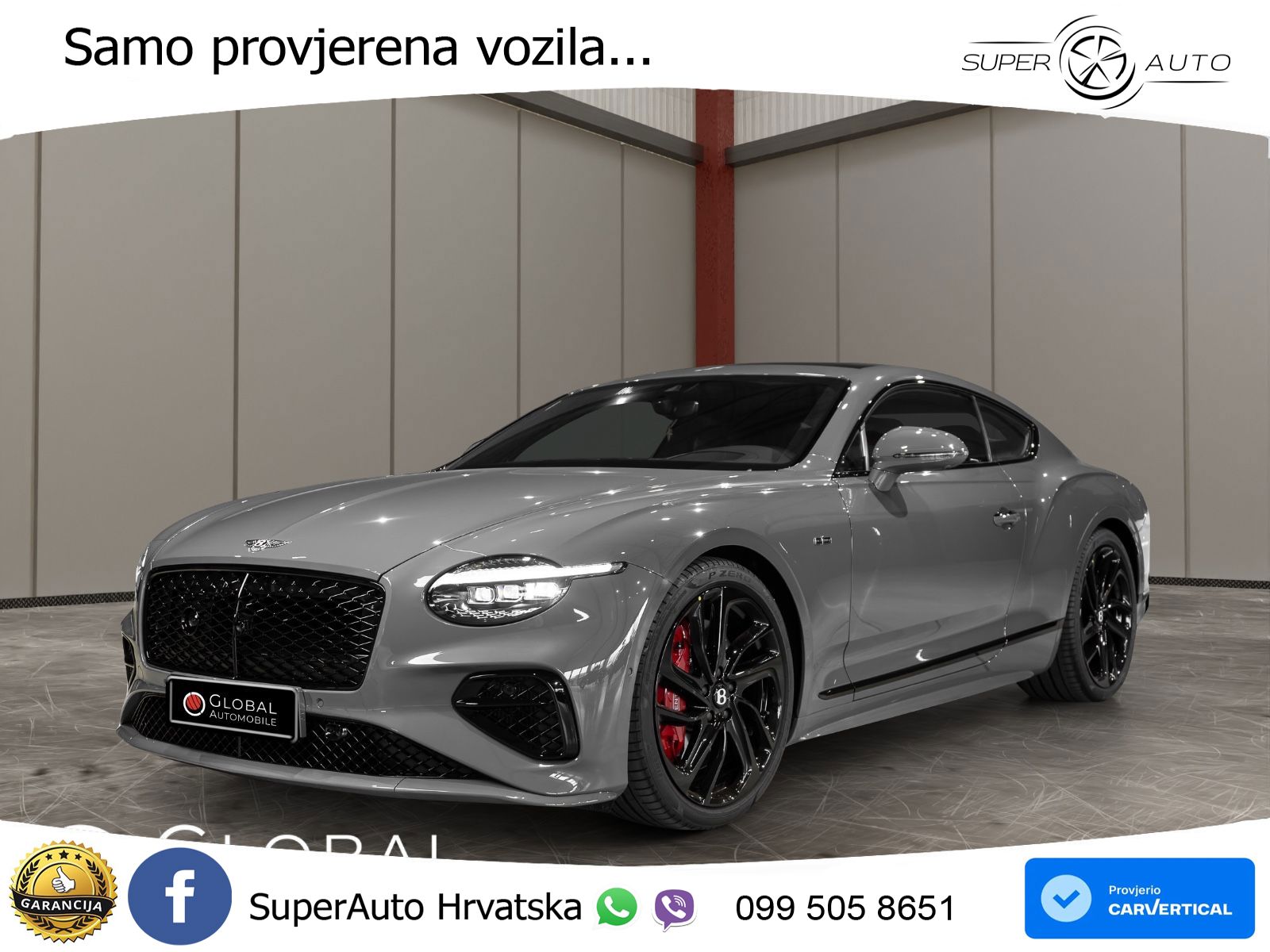 Bentley Continental GT IV 4.0 V8 TFSi (782 KS) AWD DCT ACC+HEAD+GR SJED+360+PANO