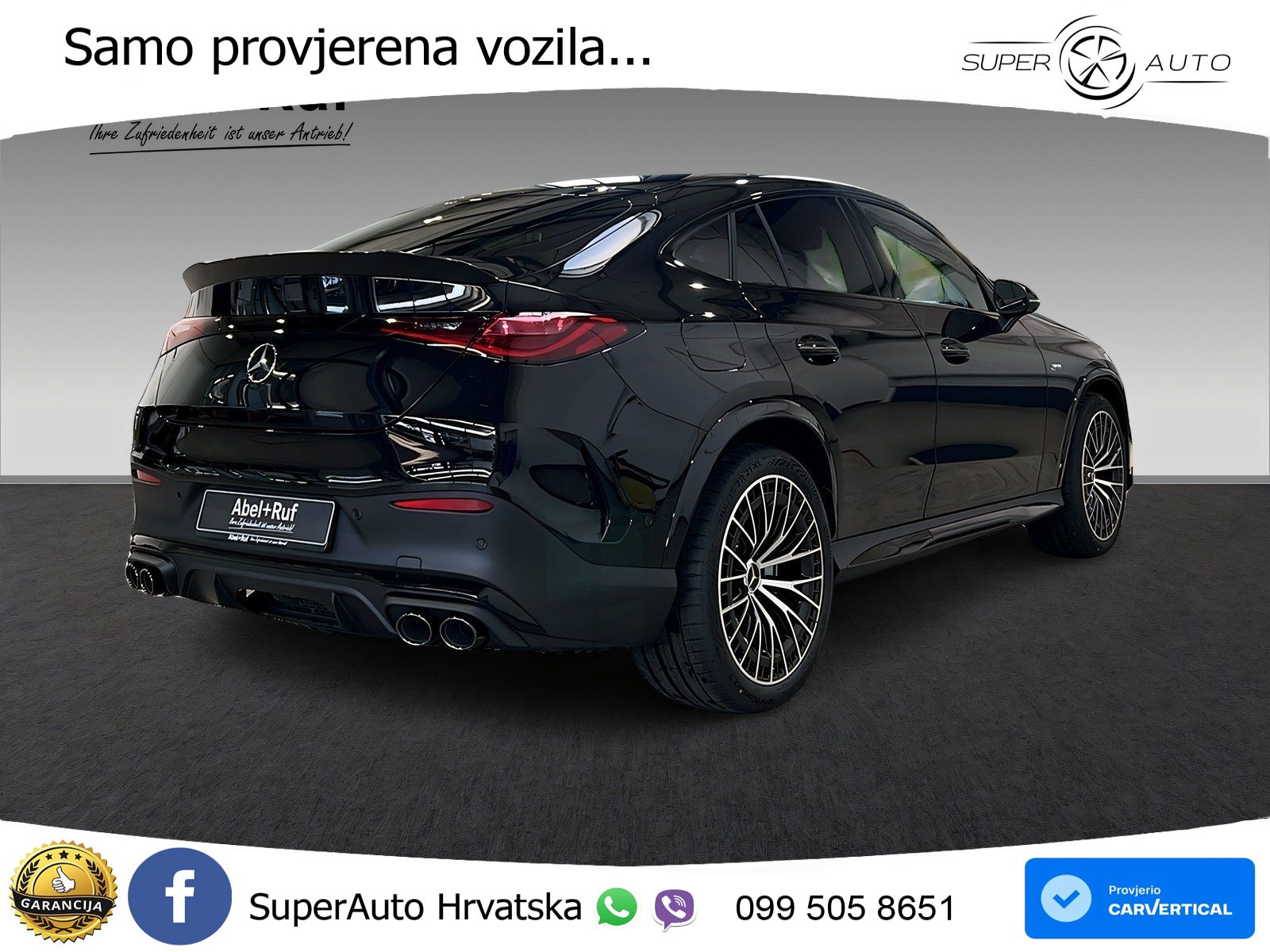 Mercedes GLC Coupe AMG 53 (449 KS) 4MATIC+ AMG SPEEDSHIFT TCT 9G ACC+GR SJED+360+PANO