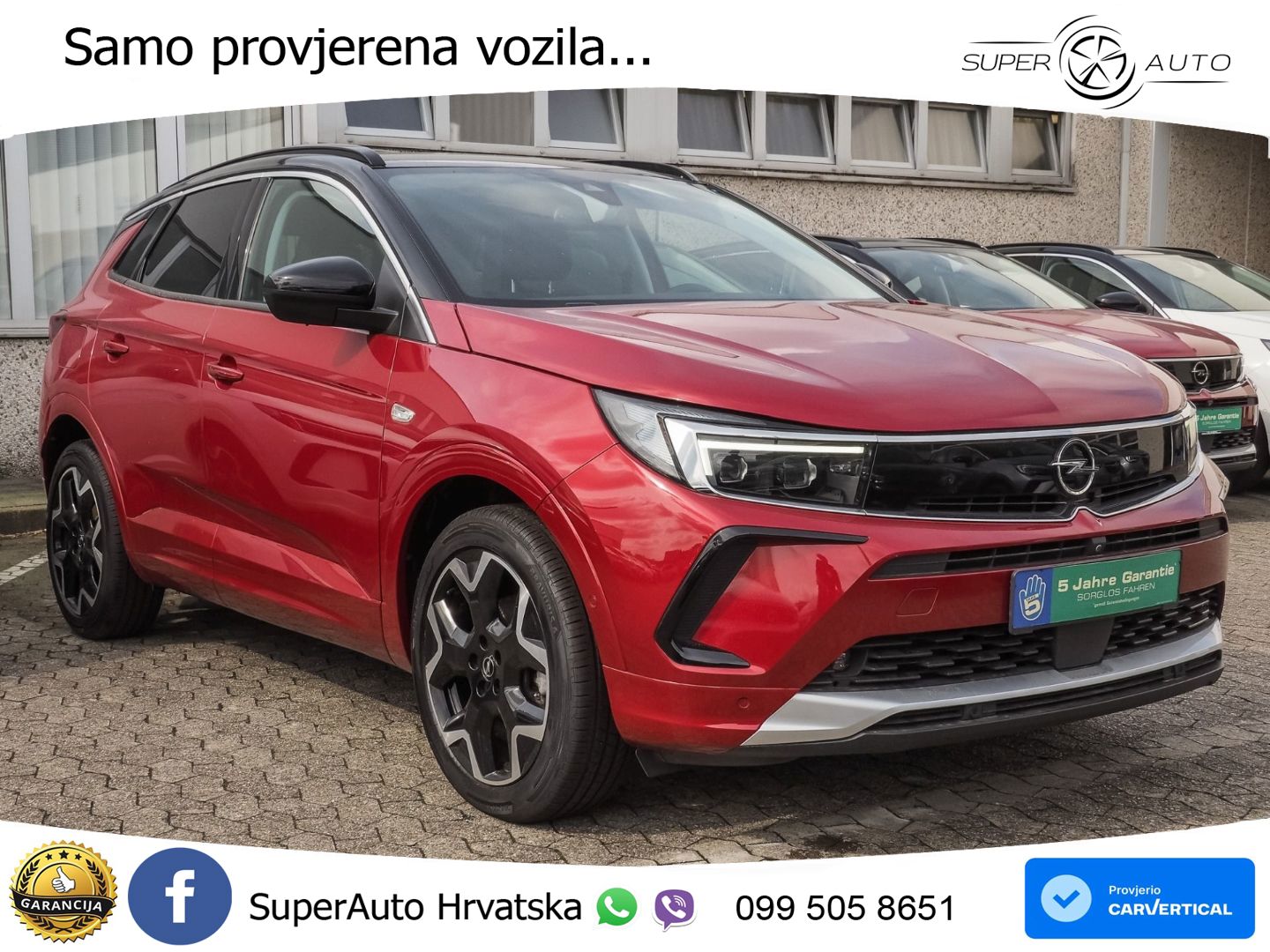 Opel Grandland 1.2i Turbo (130 KS) Automatic Elegance LED+GR SJED+ACC