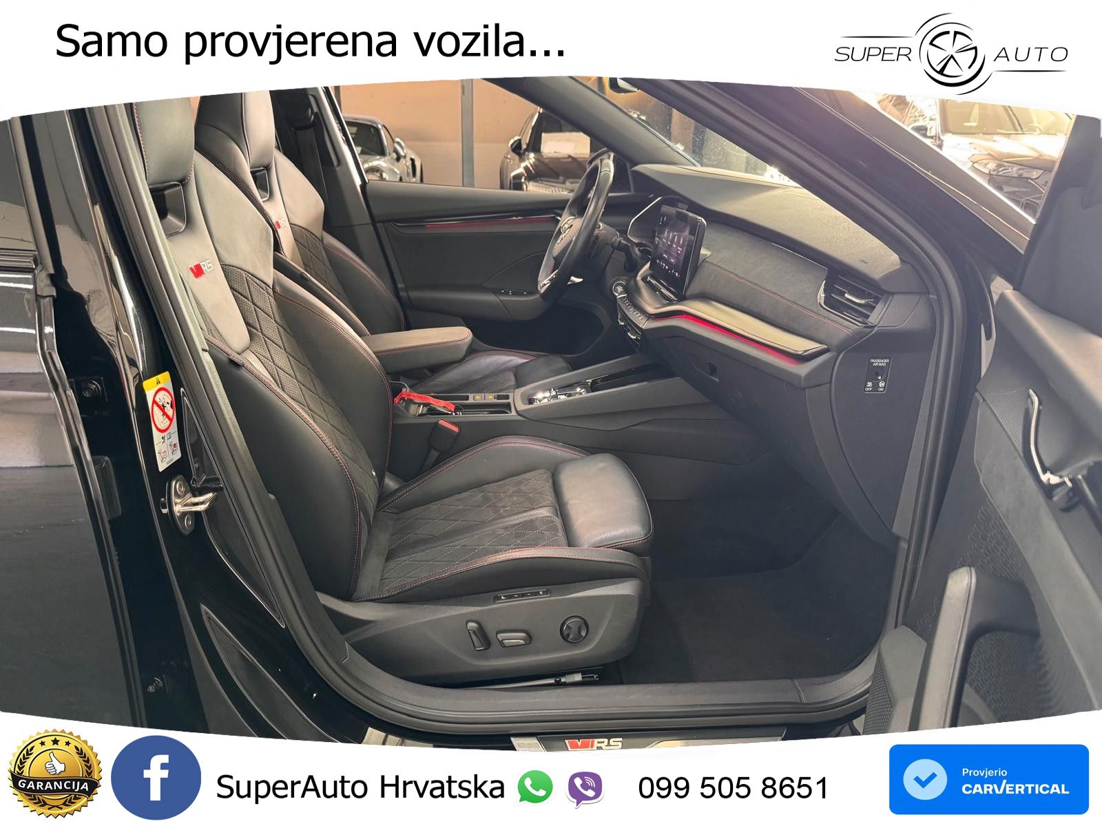 Škoda Octavia Combi RS 2.0 TDI (200 KS) 4x4 DSG LED+GR SJED+ACC