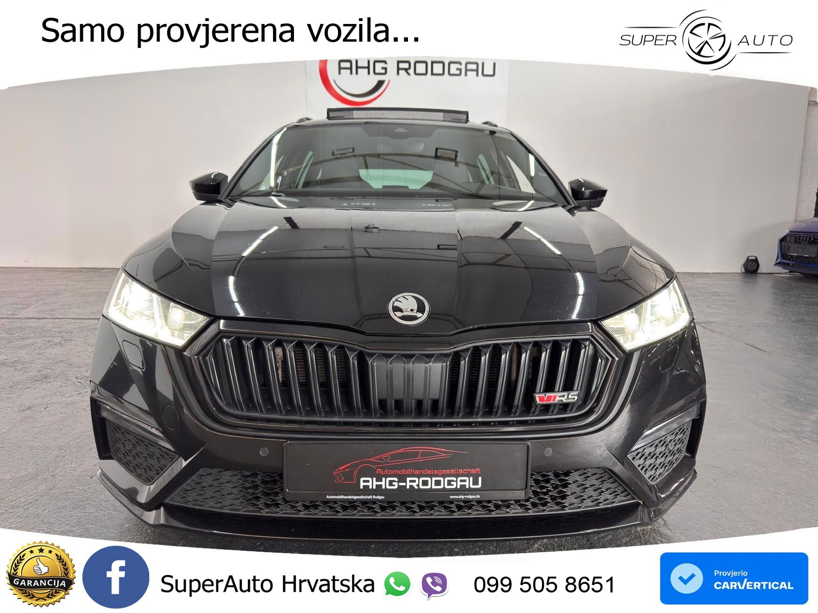 Škoda Octavia Combi RS 2.0 TDI (200 KS) 4x4 DSG LED+GR SJED+ACC