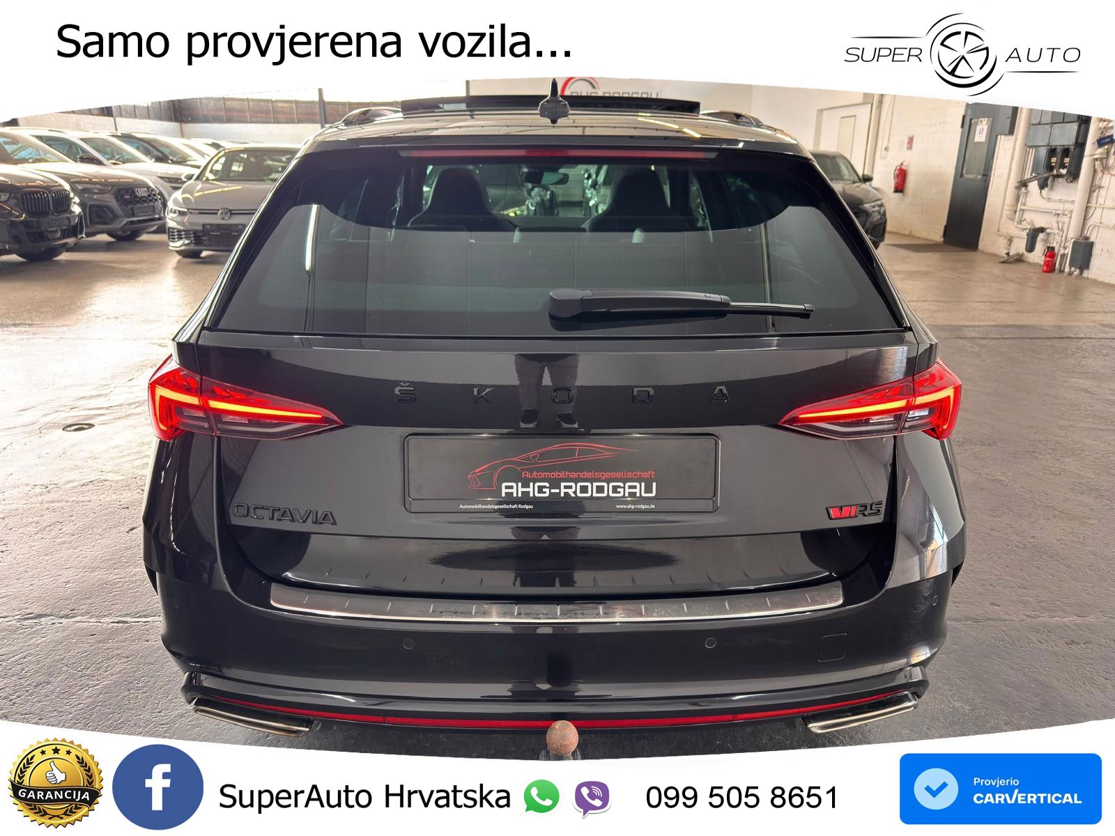 Škoda Octavia Combi RS 2.0 TDI (200 KS) 4x4 DSG LED+GR SJED+ACC