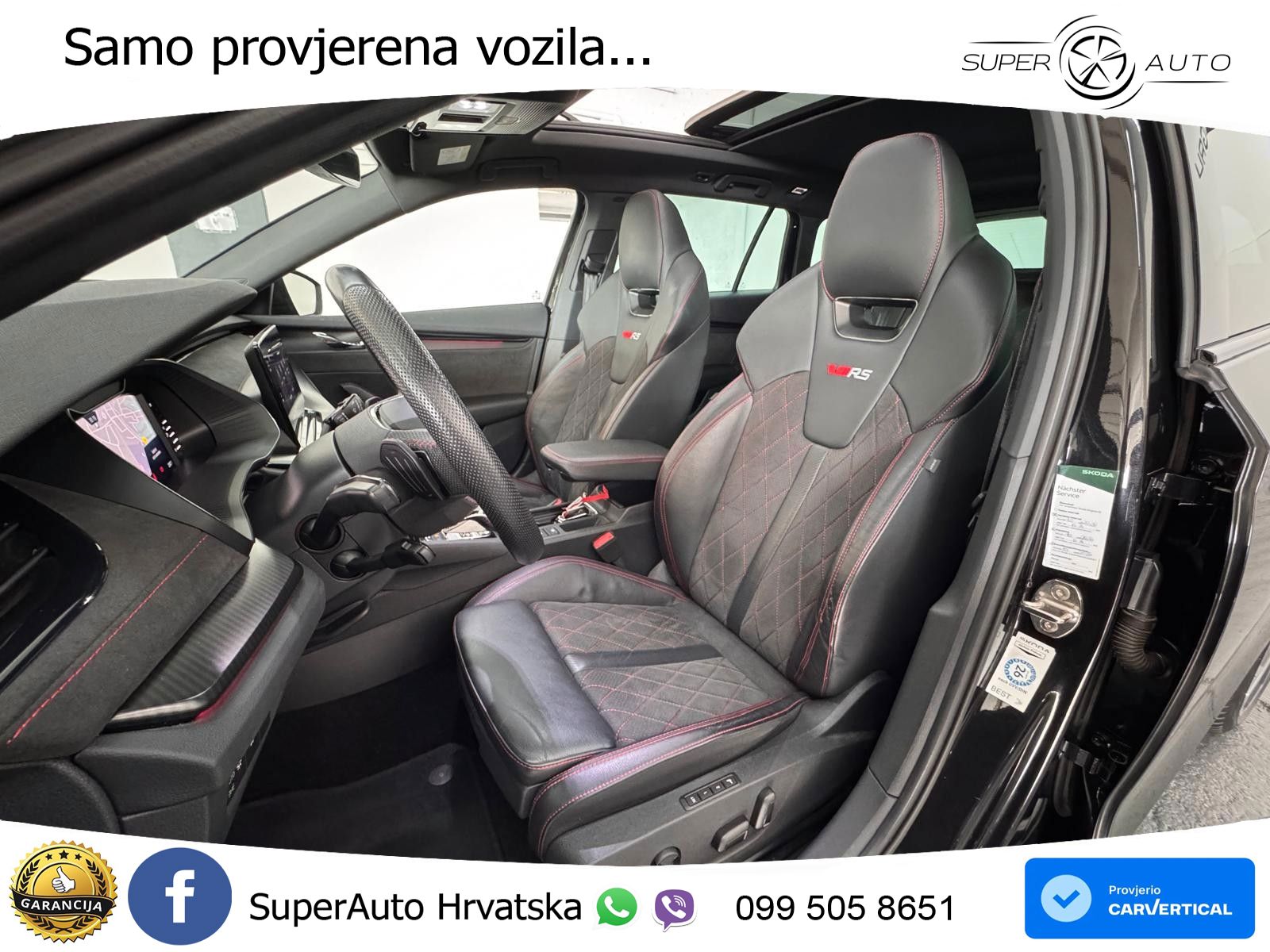 Škoda Octavia Combi RS 2.0 TDI (200 KS) 4x4 DSG LED+GR SJED+ACC
