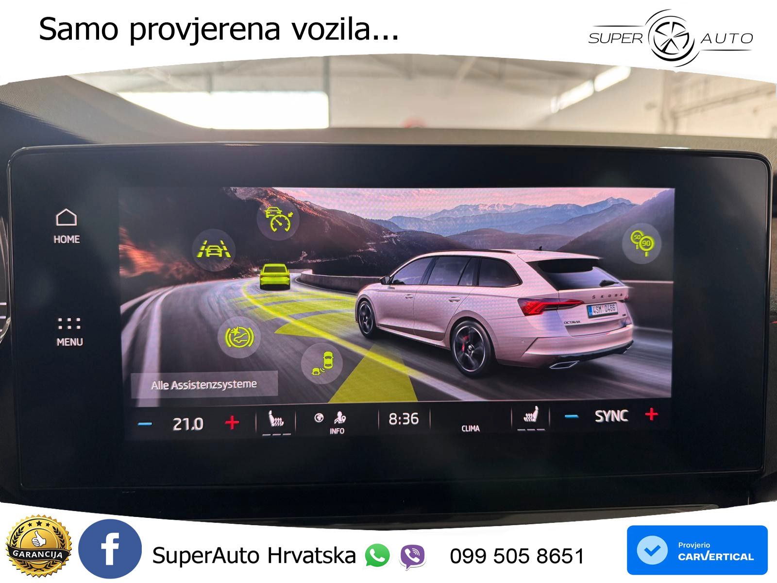Škoda Octavia Combi RS 2.0 TDI (200 KS) 4x4 DSG LED+GR SJED+ACC