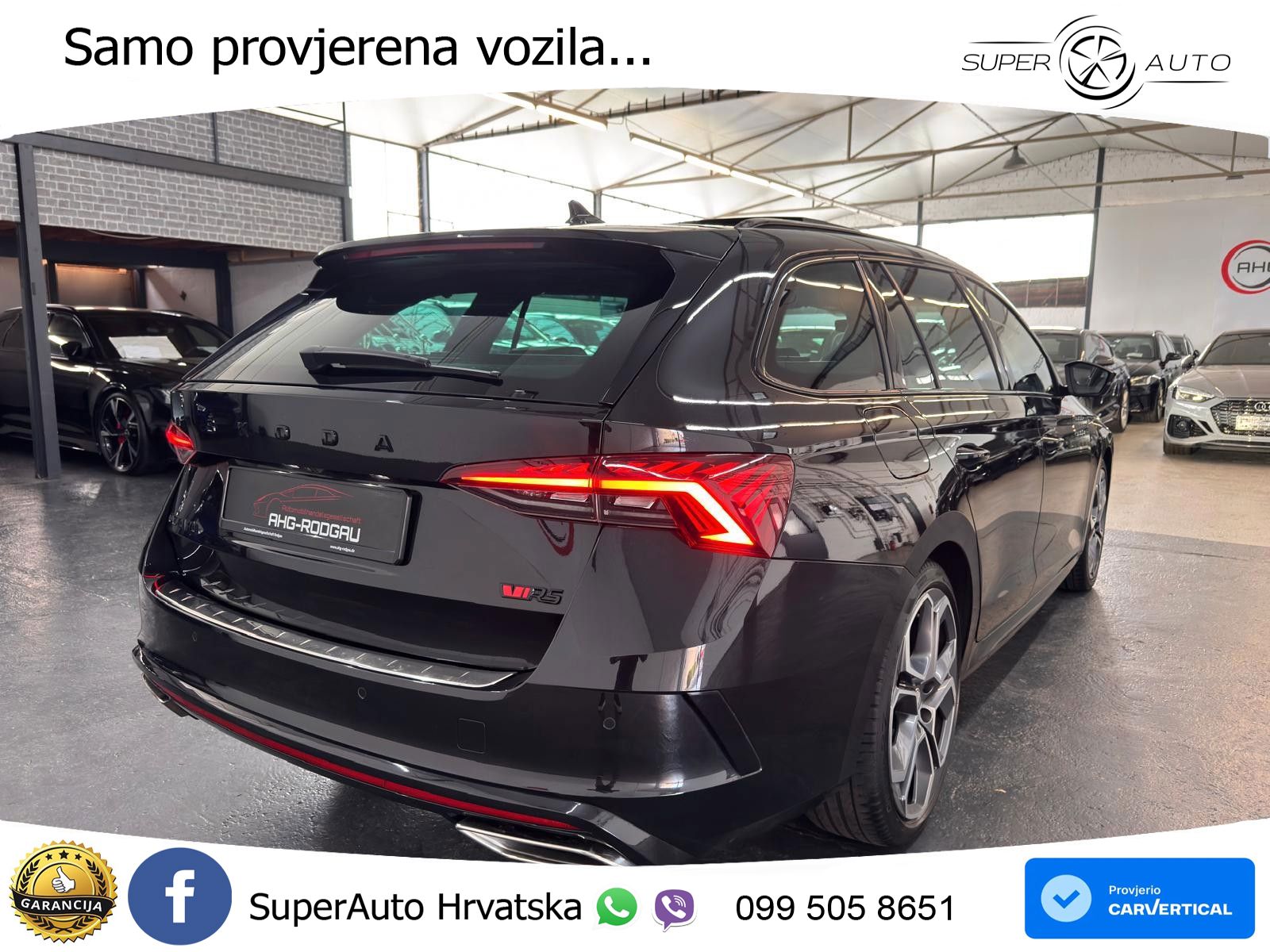 Škoda Octavia Combi RS 2.0 TDI (200 KS) 4x4 DSG LED+GR SJED+ACC