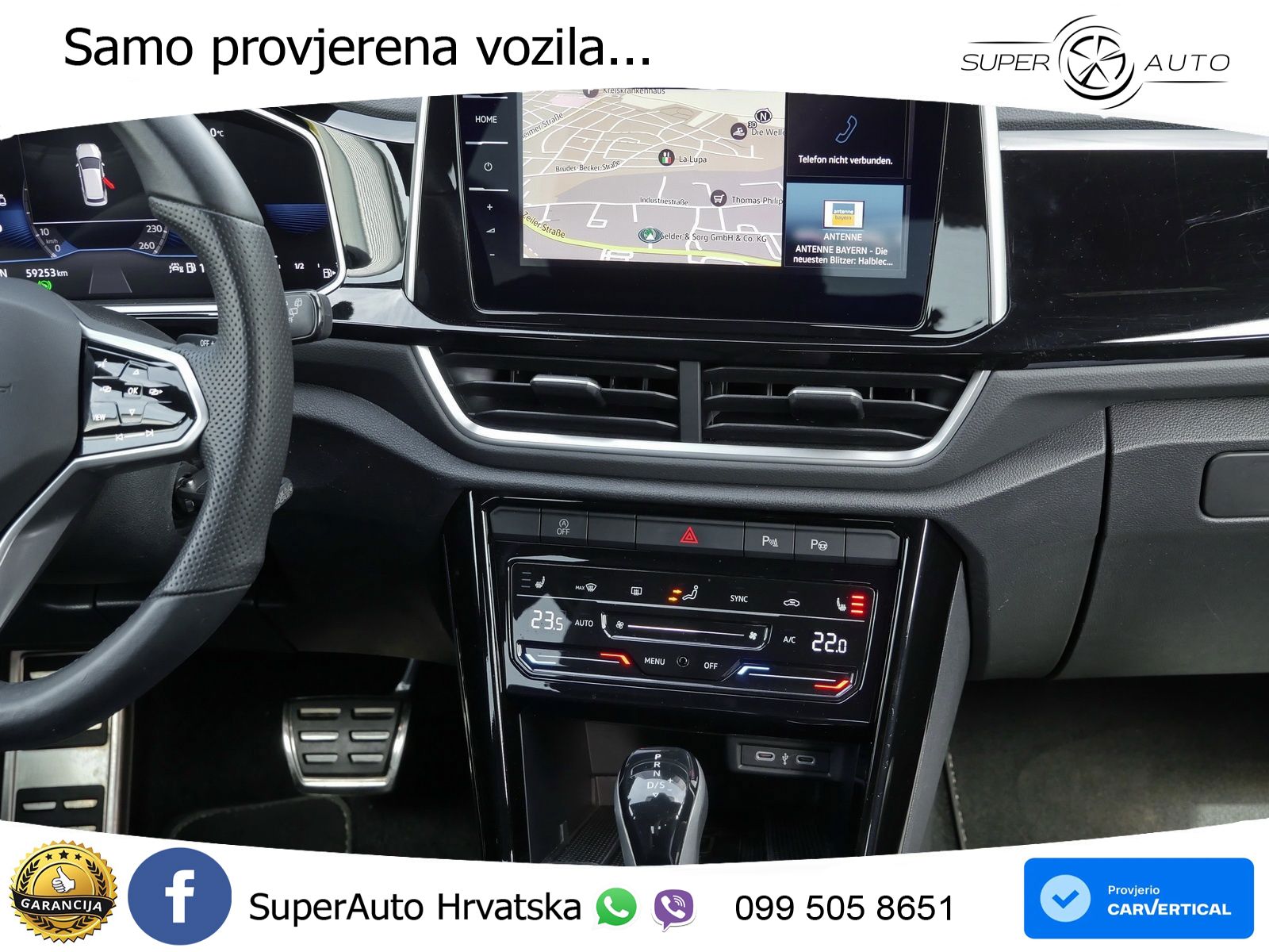 Volkswagen T-Roc 2.0 TDI (150 KS) 4M DSG R-Line LED+GR SJED+ACC
