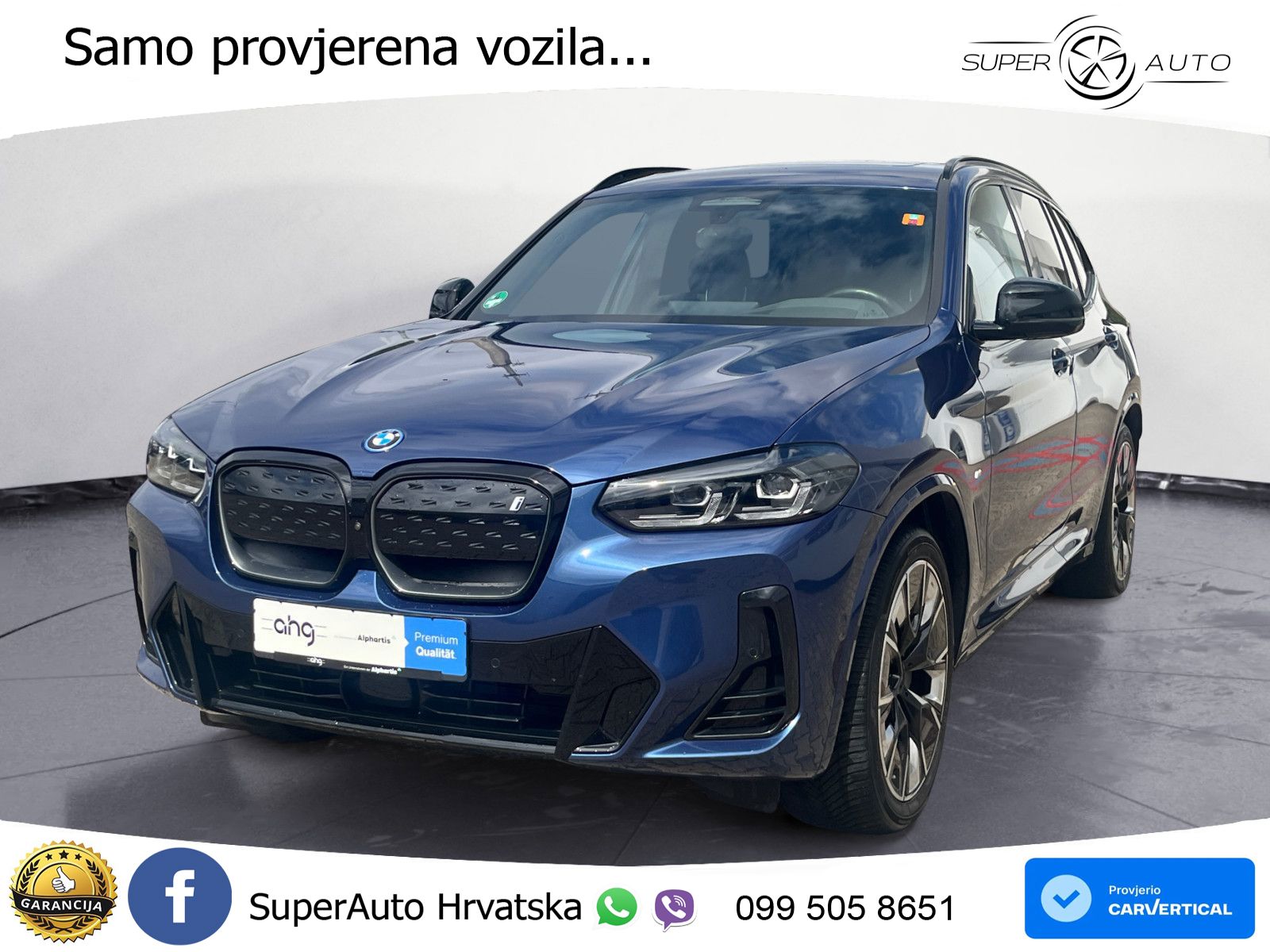 BMW iX3 80 kWh (286 KS)