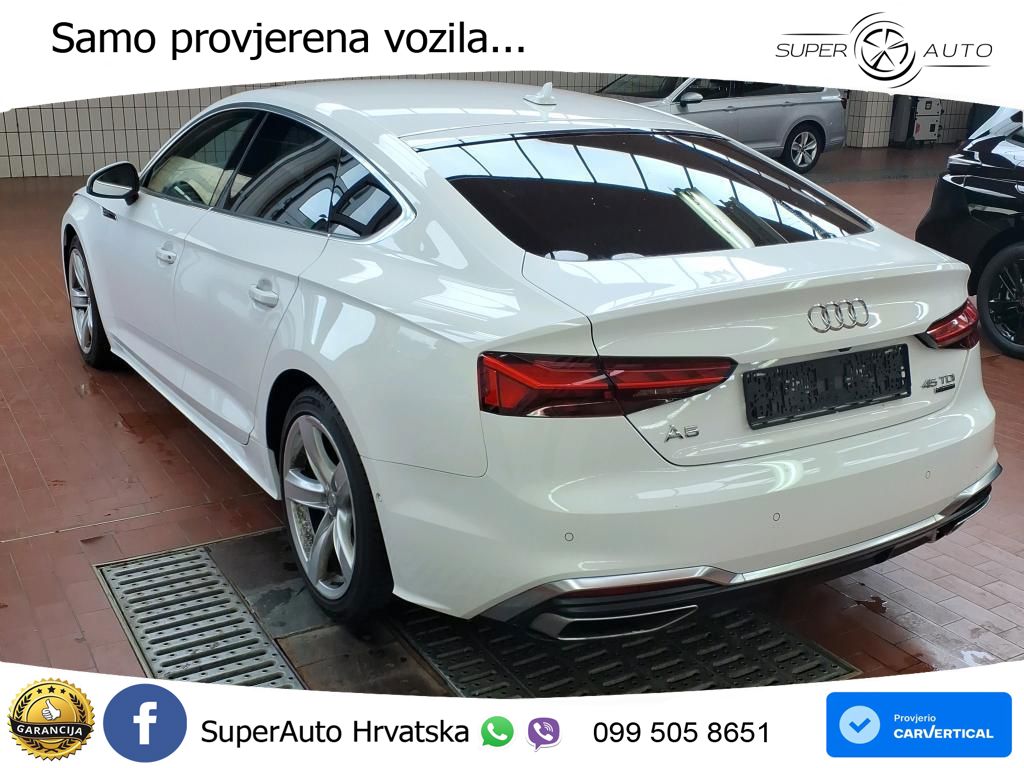 Audi A5 Sportback 45 TDI V6 (231 KS) quattro Tiptronic S line LED+GR SJED+ACC