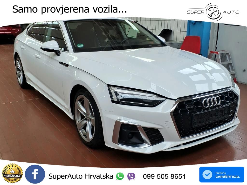 Audi A5 Sportback 45 TDI V6 (231 KS) quattro Tiptronic S line LED+GR SJED+ACC
