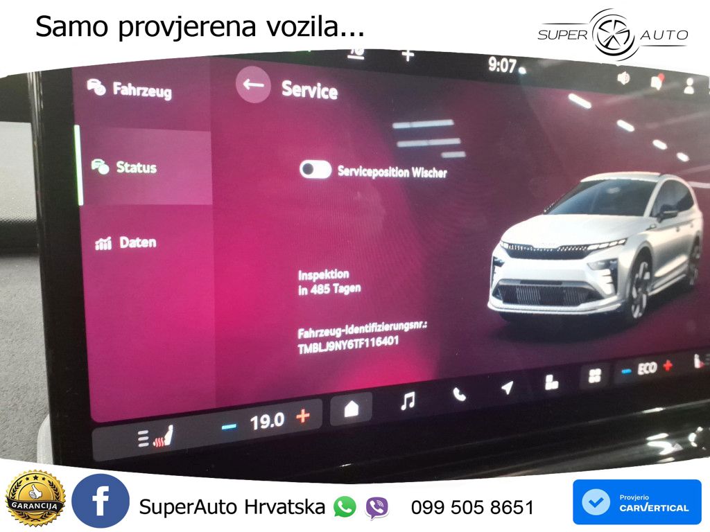 Škoda Enyaq iV RS 82 kWh (340 KS) AWD MATRIX+GR SJED+KAM