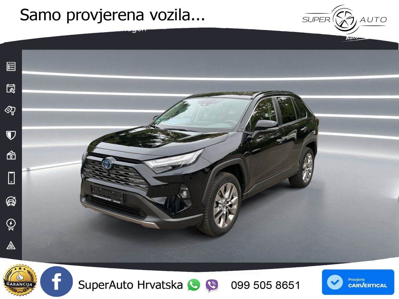 Toyota RAV4 2.5 (222 KS) Hybrid E-Four e-CVT LED+GR SJED+ACC