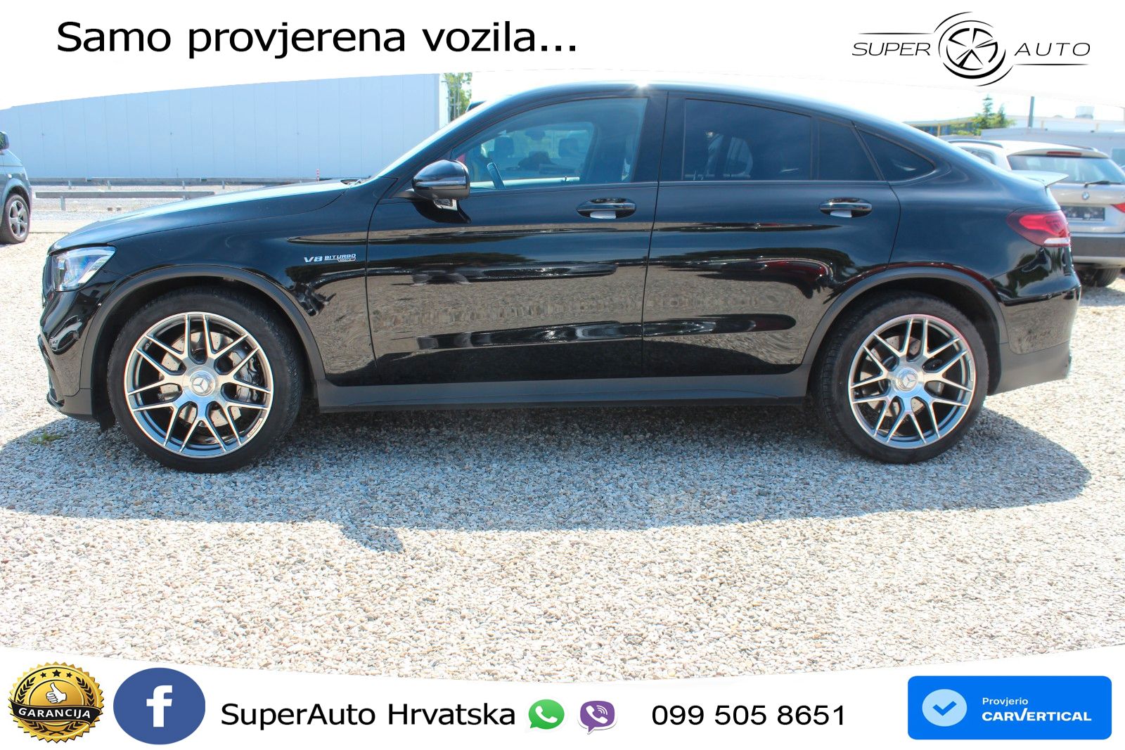 Mercedes GLC Coupe AMG 63 V8 (476 KS) 4MATIC+ MCT ZRAČNI+ACC+GR SJED+KAM