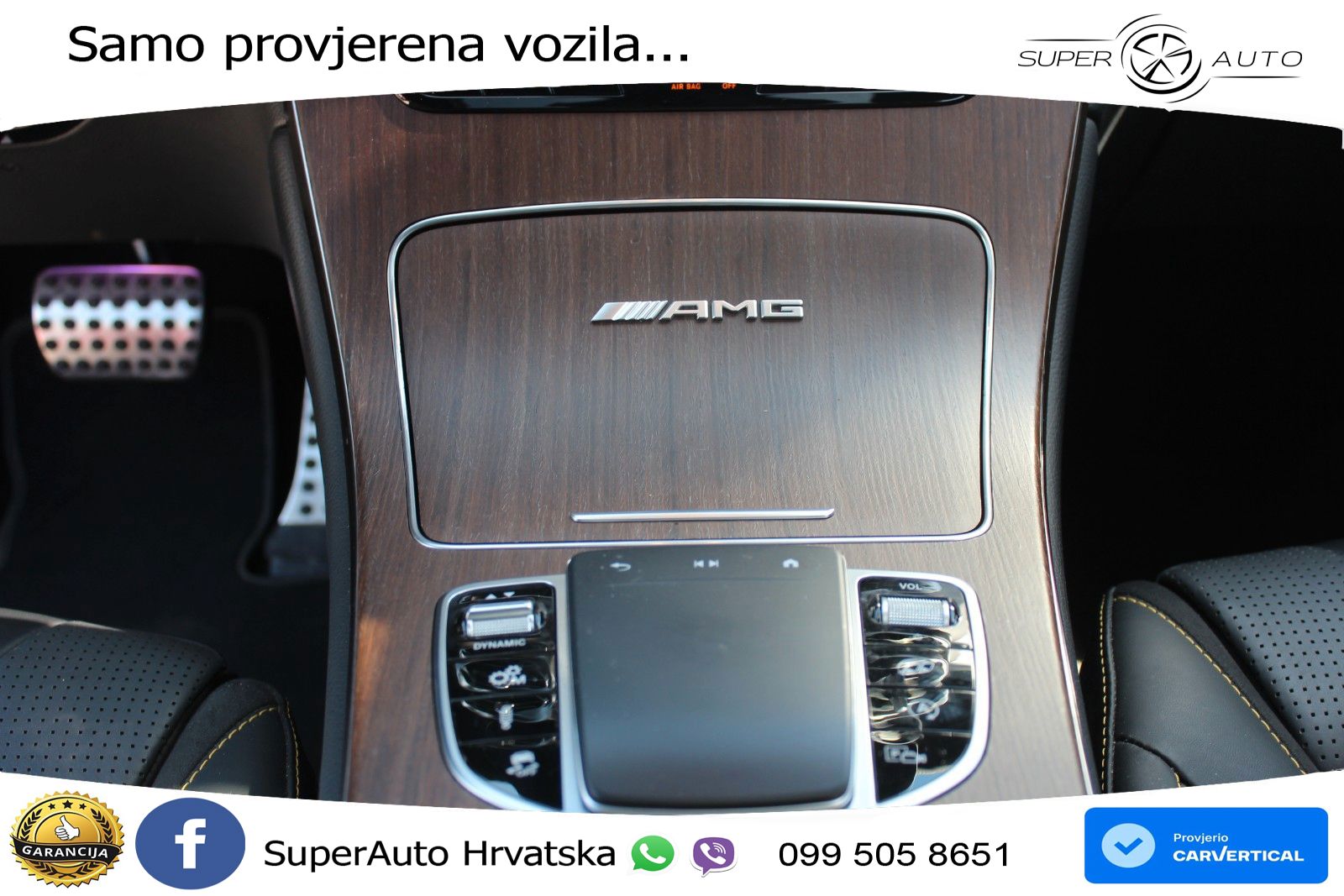 Mercedes GLC Coupe AMG 63 V8 (476 KS) 4MATIC+ MCT ZRAČNI+ACC+GR SJED+KAM