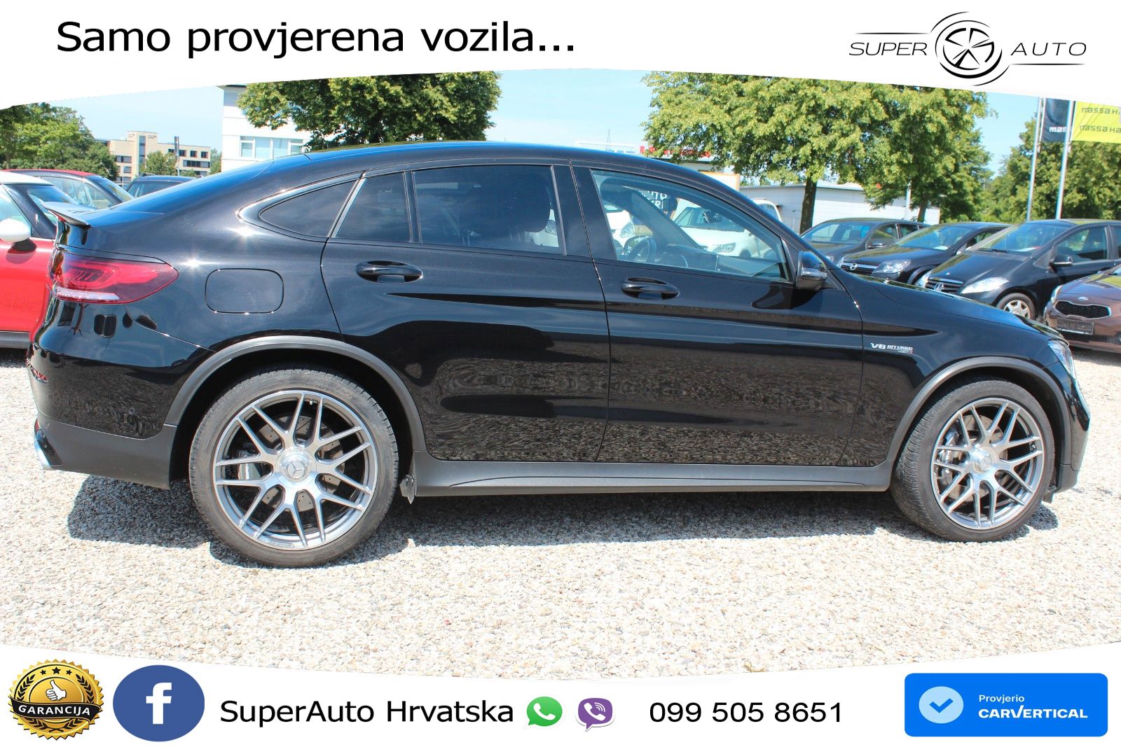 Mercedes GLC Coupe AMG 63 V8 (476 KS) 4MATIC+ MCT ZRAČNI+ACC+GR SJED+KAM