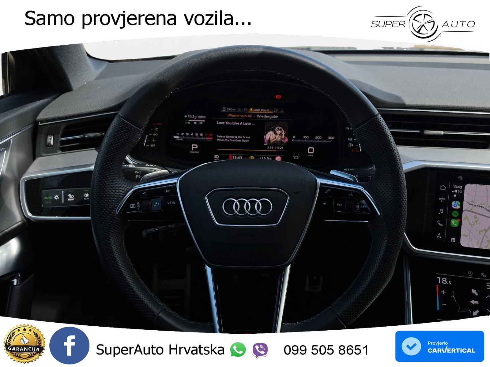 Audi A6 45 TFSI (265 KS) S tronic S line MATRIX+GR SJED+KAM