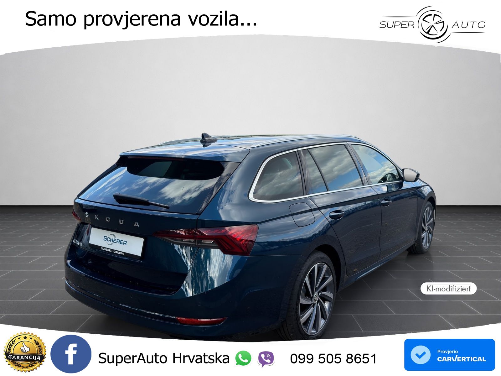 Škoda Octavia Combi 2.0 TDI (150 KS) LED+GR SJED+ACC