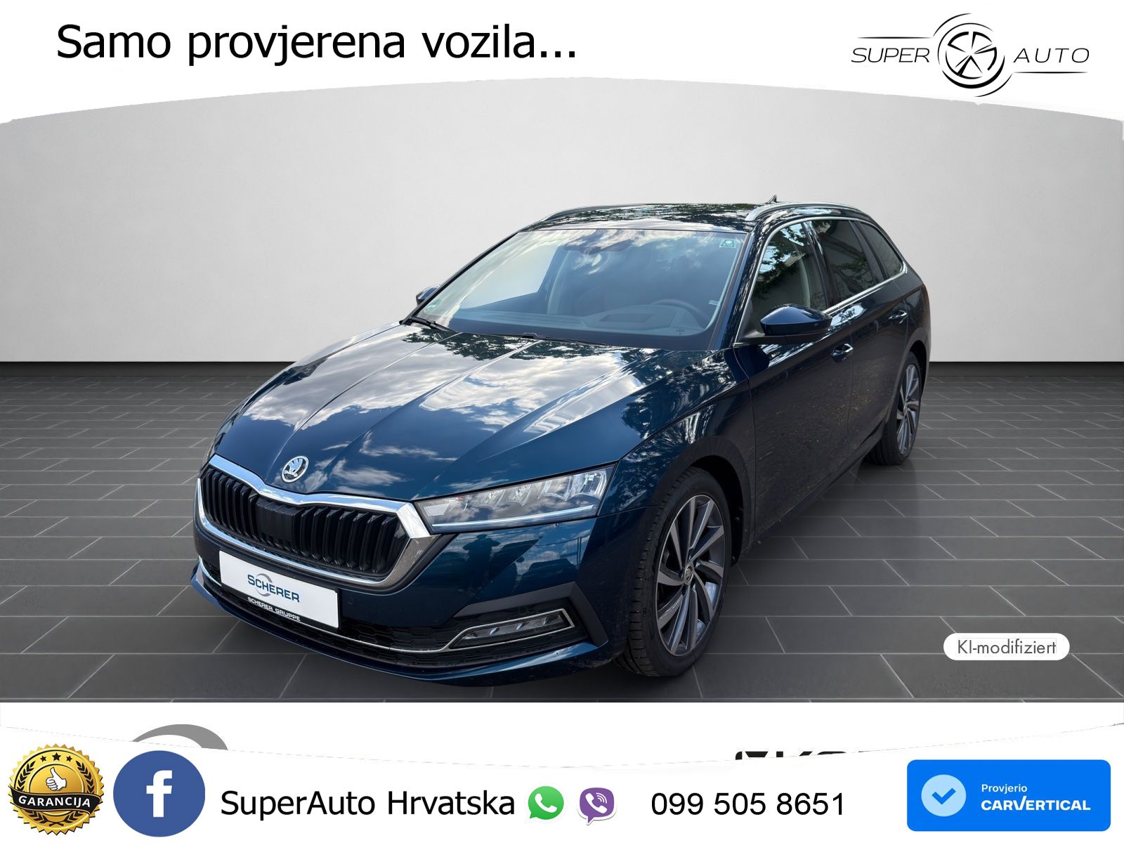 Škoda Octavia Combi 2.0 TDI (150 KS) LED+GR SJED+ACC