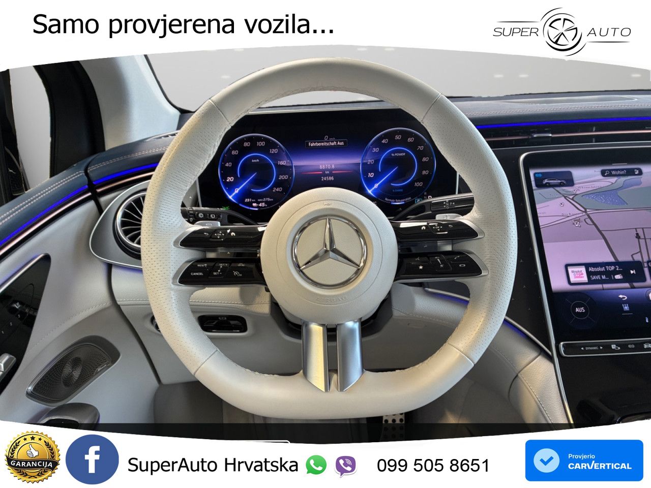 Mercedes EQE SUV 350+ 105 kWh (292 KS) AMG ZRAČNI+ACC+GR SJED+360+PANO