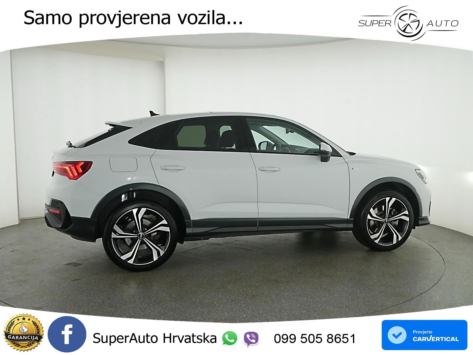 Audi Q3 Sportback 45 TFSIe (245 KS) S tronic S line ACC+GR SJED+360+PANO