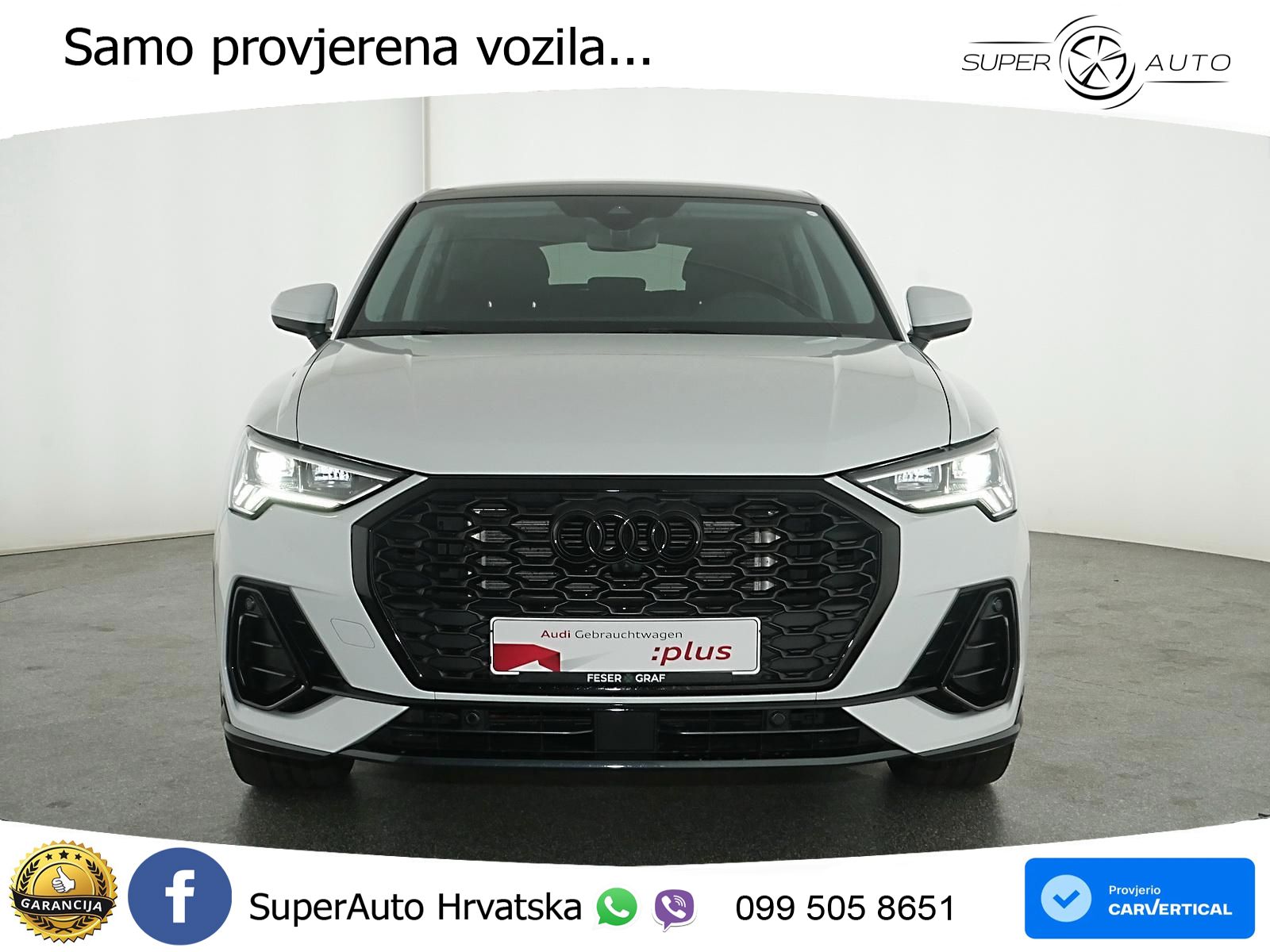 Audi Q3 Sportback 45 TFSIe (245 KS) S tronic S line ACC+GR SJED+360+PANO