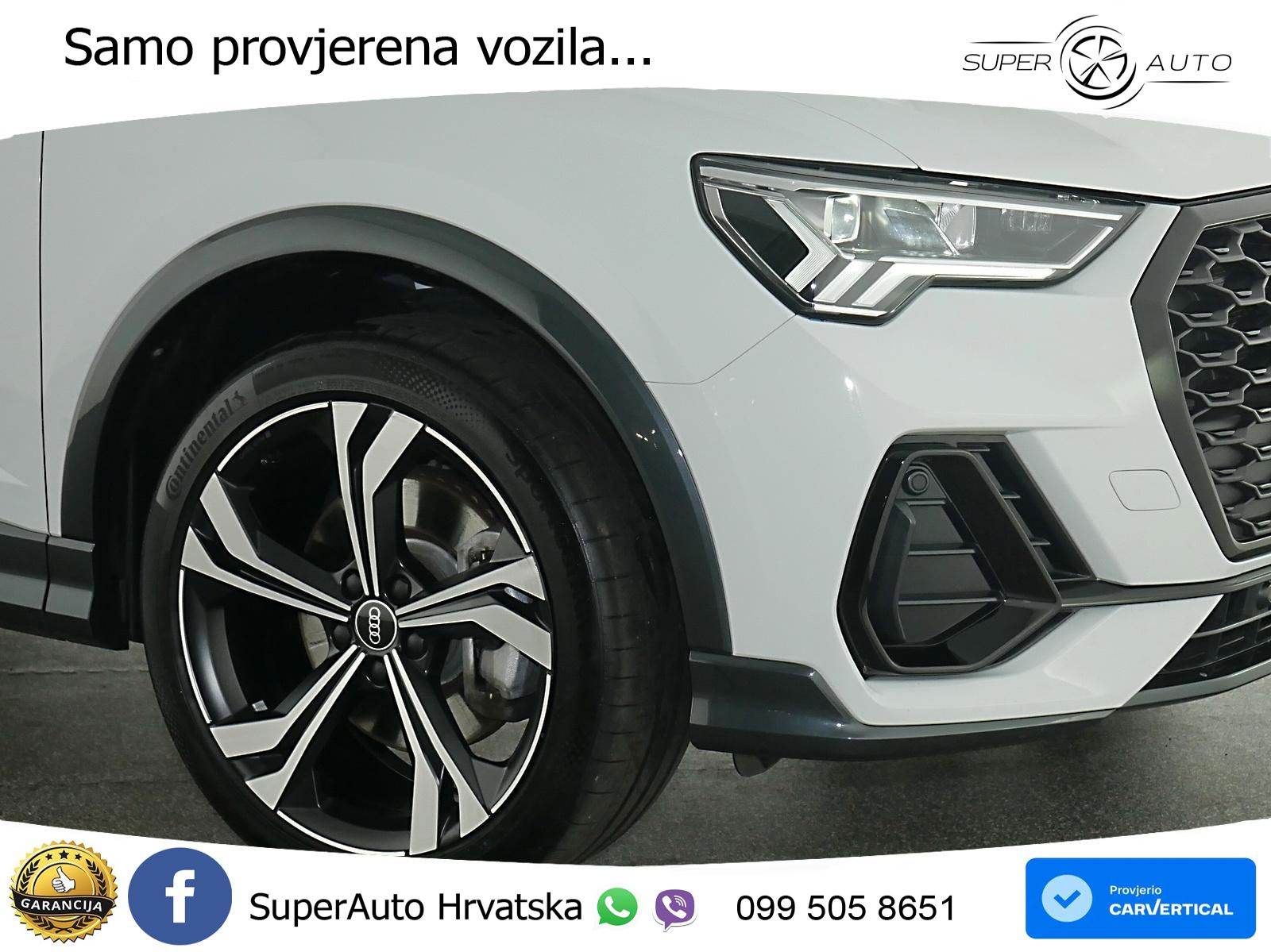 Audi Q3 Sportback 45 TFSIe (245 KS) S tronic S line ACC+GR SJED+360+PANO
