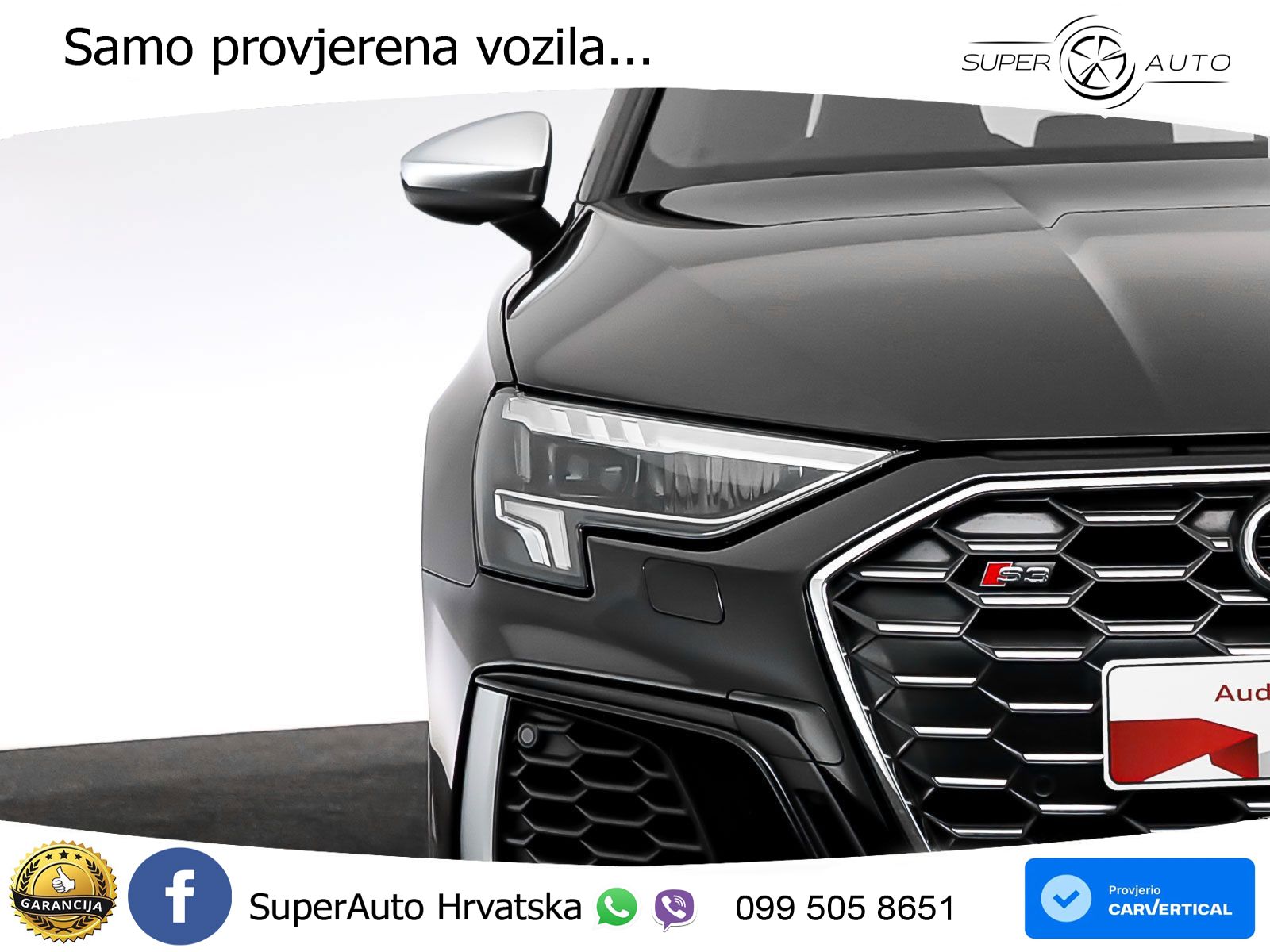 Audi S3 2.0 TFSI (310 KS) quattro S tronic LED+GR SJED+ACC