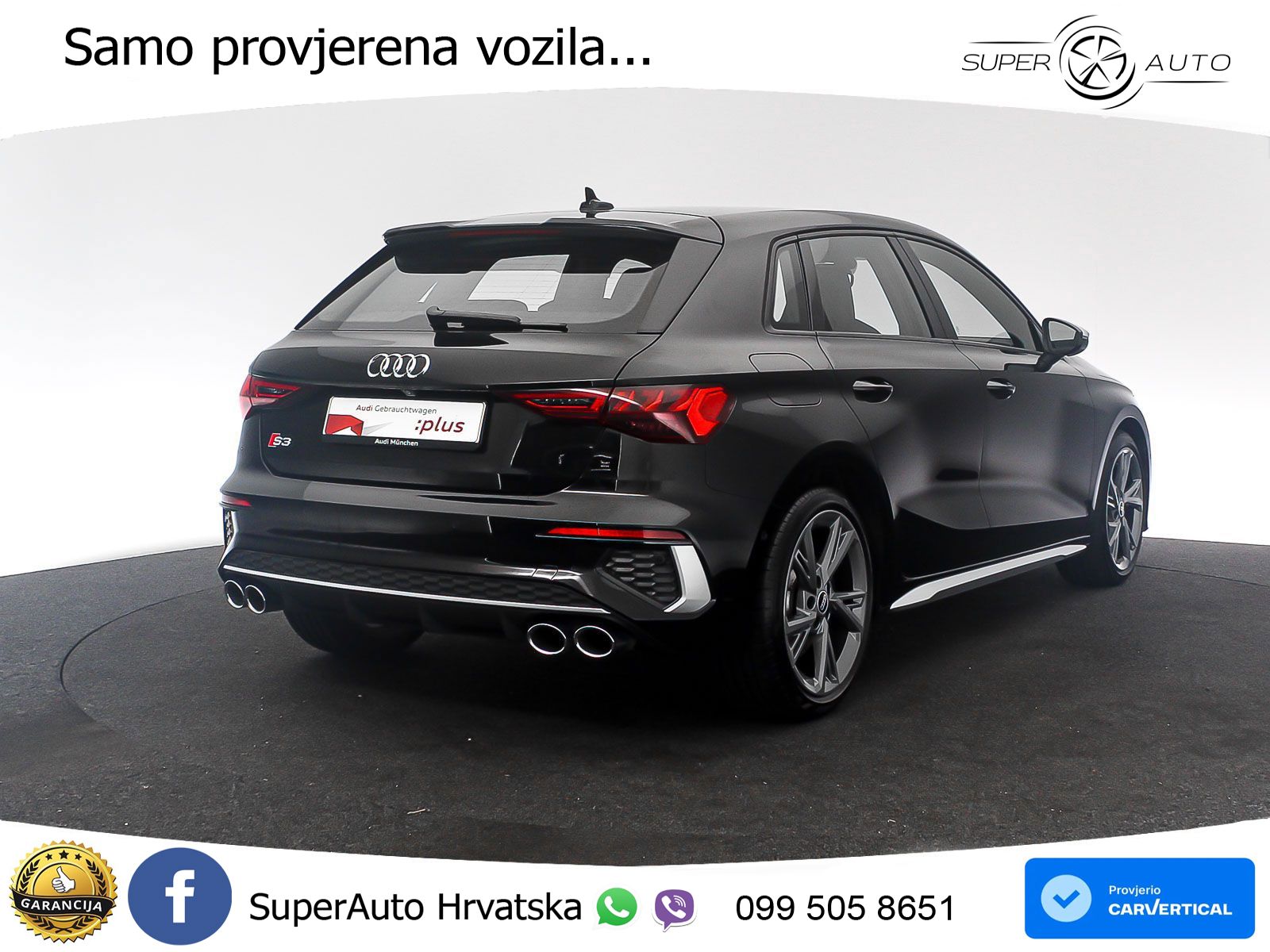 Audi S3 2.0 TFSI (310 KS) quattro S tronic LED+GR SJED+ACC