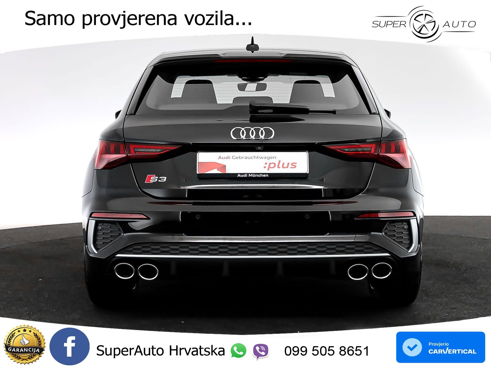 Audi S3 2.0 TFSI (310 KS) quattro S tronic LED+GR SJED+ACC