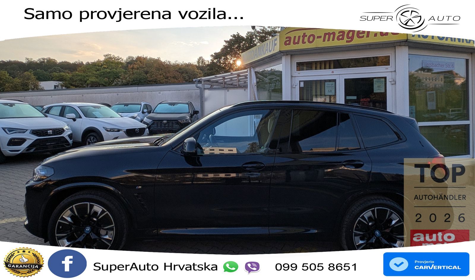 BMW iX3 80 kWh (286 KS) M Sport ACC+HEAD+GR SJED+360+PANO