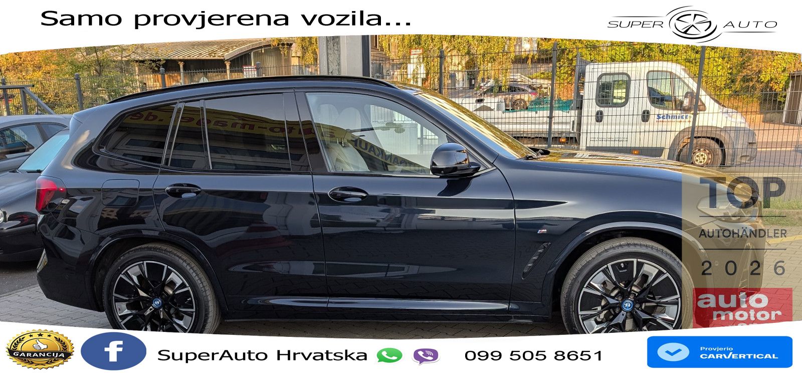 BMW iX3 80 kWh (286 KS) M Sport ACC+HEAD+GR SJED+360+PANO