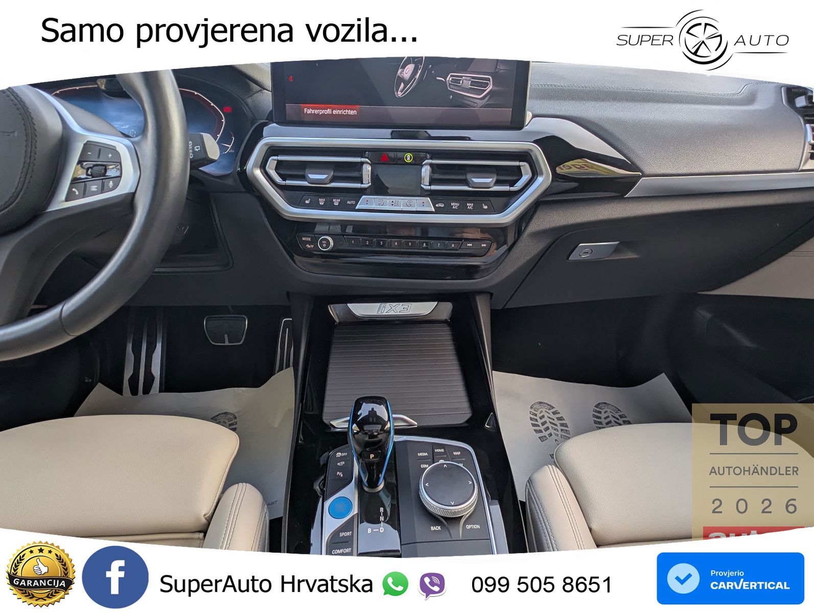 BMW iX3 80 kWh (286 KS) M Sport ACC+HEAD+GR SJED+360+PANO
