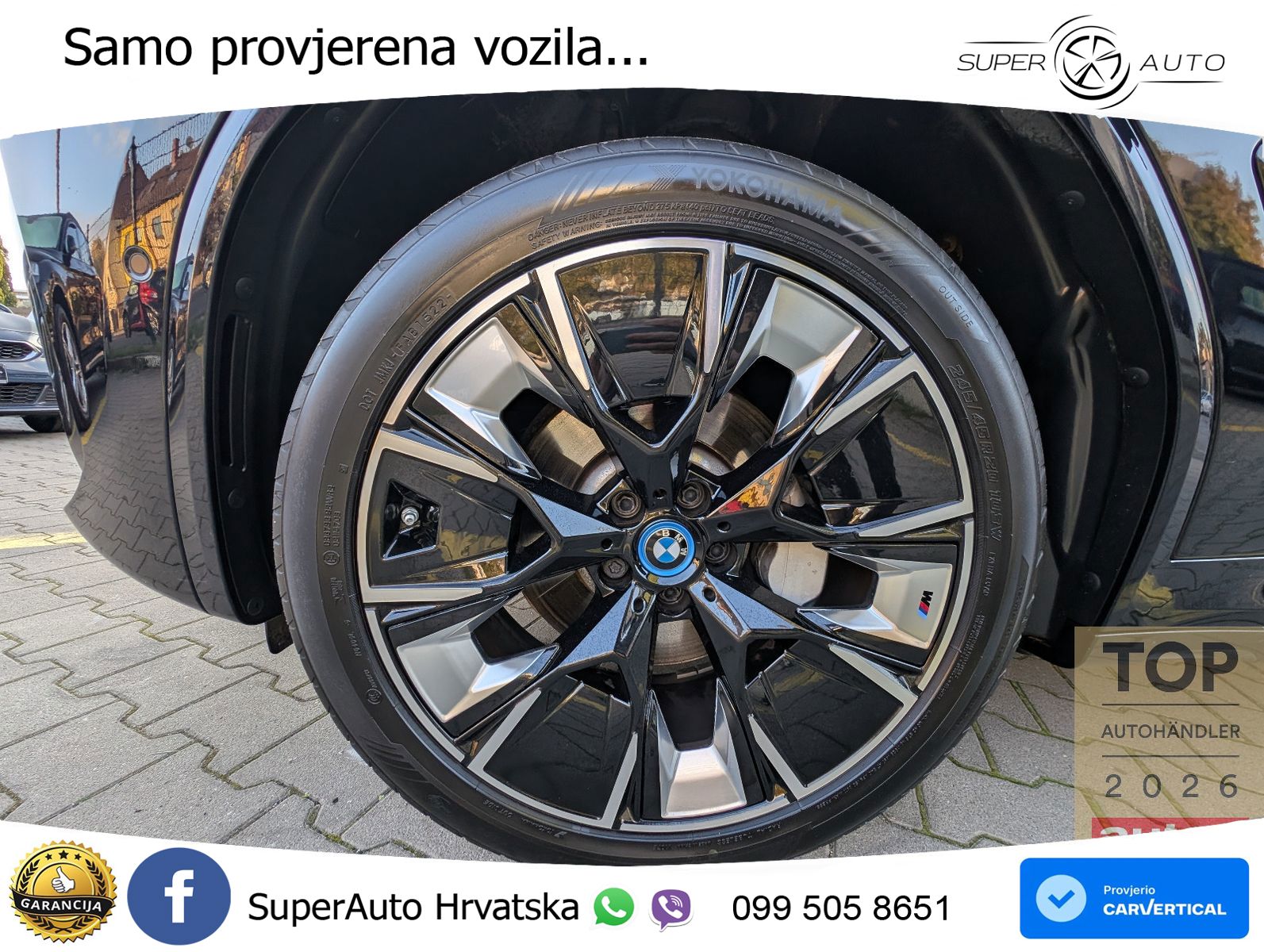 BMW iX3 80 kWh (286 KS) M Sport ACC+HEAD+GR SJED+360+PANO