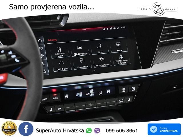 Audi RS3 Sedan 2.5 TFSI (400 KS) quattro S tronic MATRIX+GR SJED+KAM