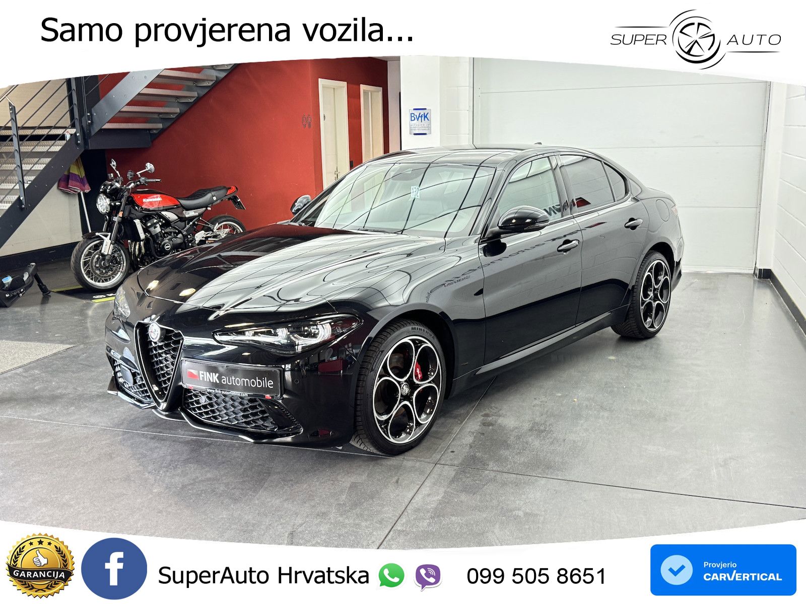 Alfa Romeo Giulia 2.0 Turbo (280 KS) Q4 Automatic LED+GR SJED+ACC