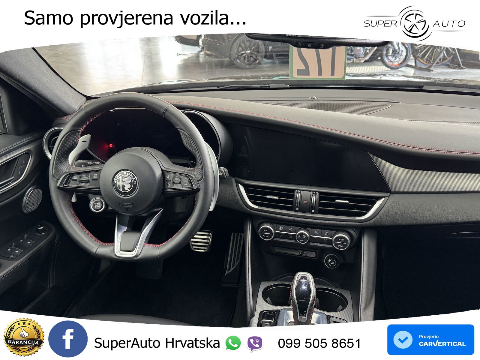 Alfa Romeo Giulia 2.0 Turbo (280 KS) Q4 Automatic LED+GR SJED+ACC