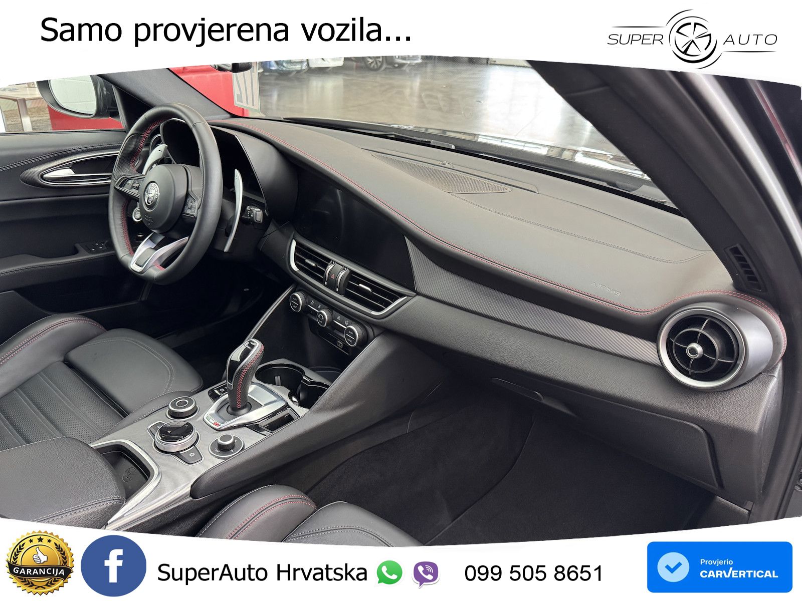 Alfa Romeo Giulia 2.0 Turbo (280 KS) Q4 Automatic LED+GR SJED+ACC