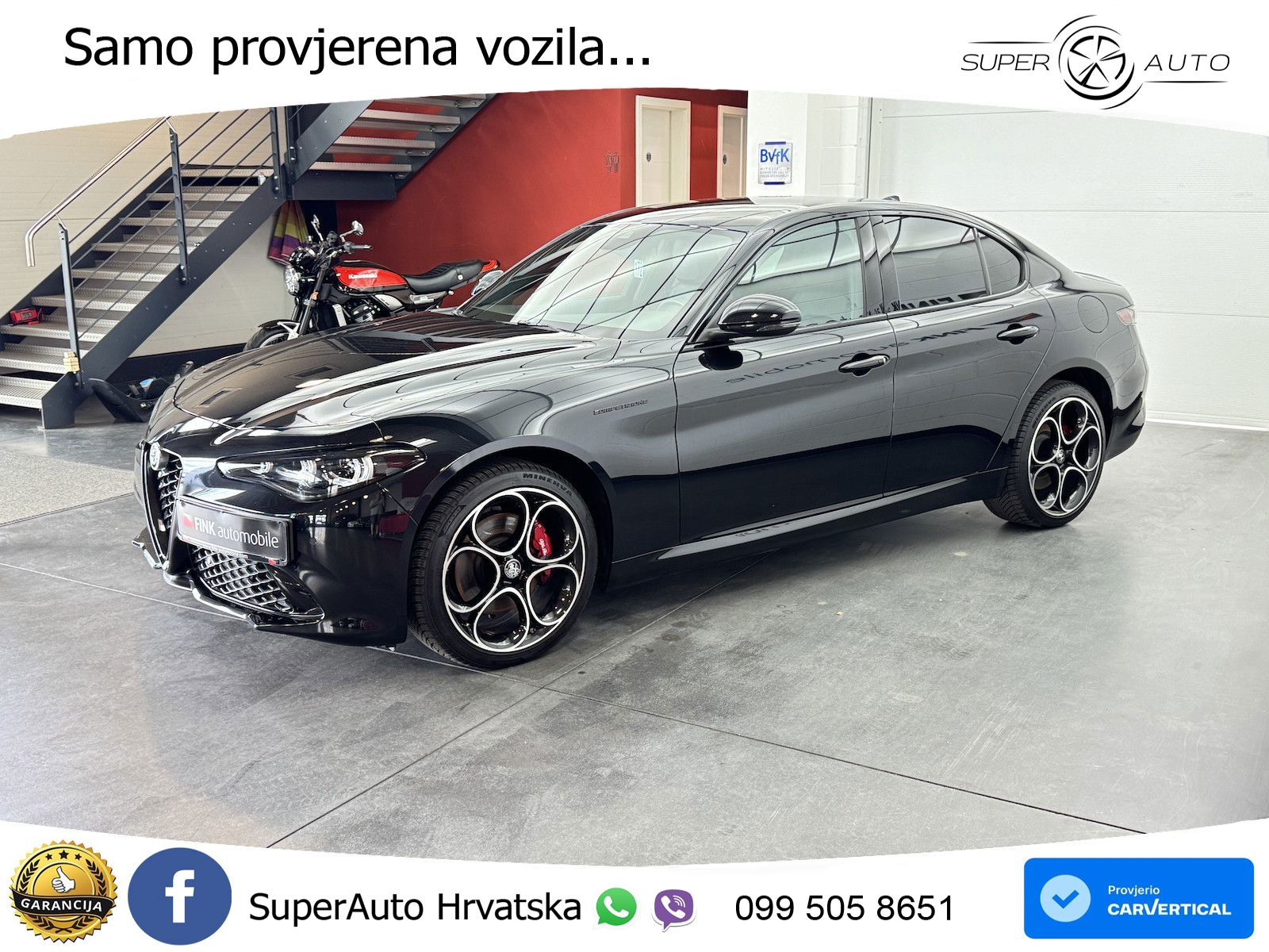 Alfa Romeo Giulia 2.0 Turbo (280 KS) Q4 Automatic LED+GR SJED+ACC